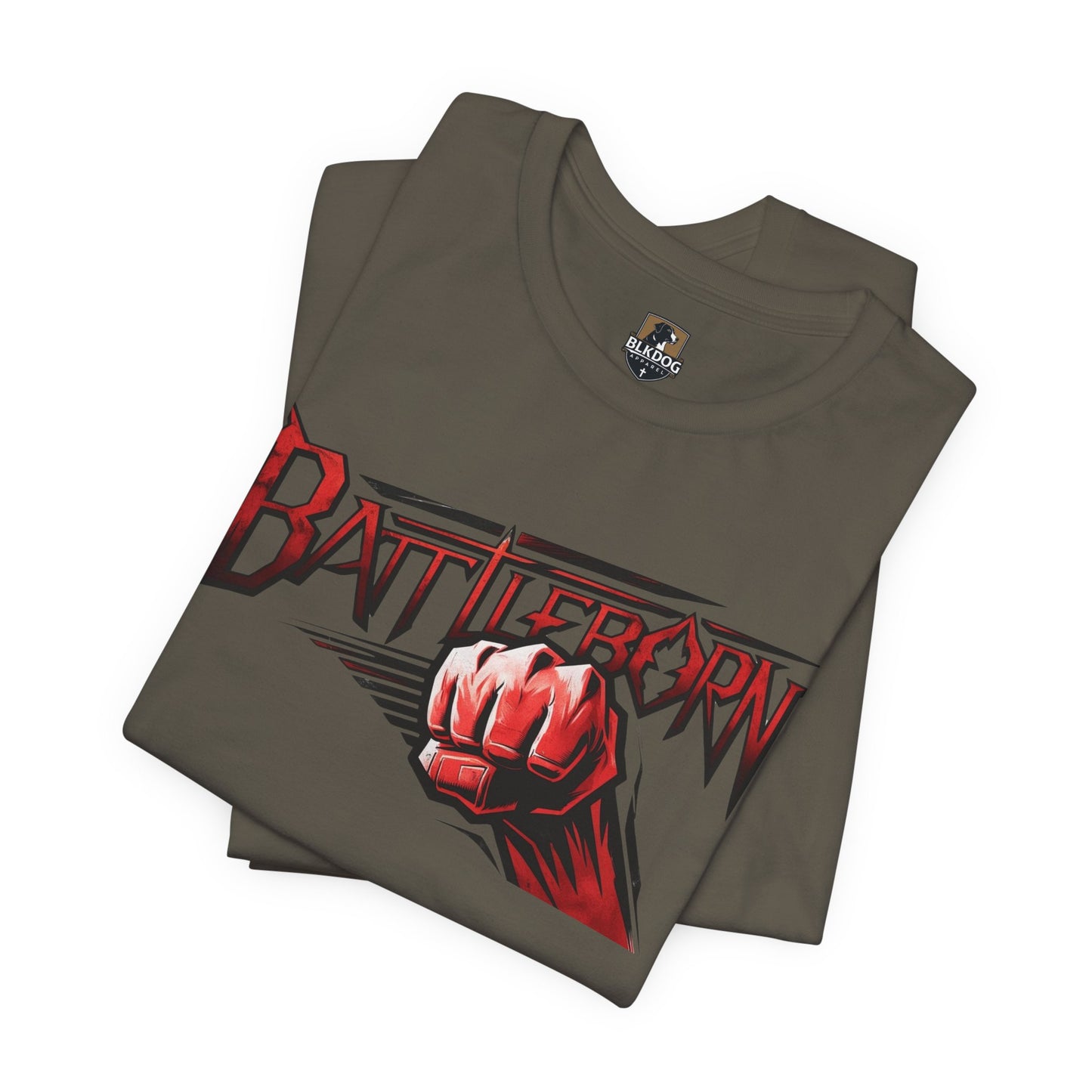Battleborn Unisex Jersey Short Sleeve Tee - Bold Graphic Tee for Empowerment & Motivation