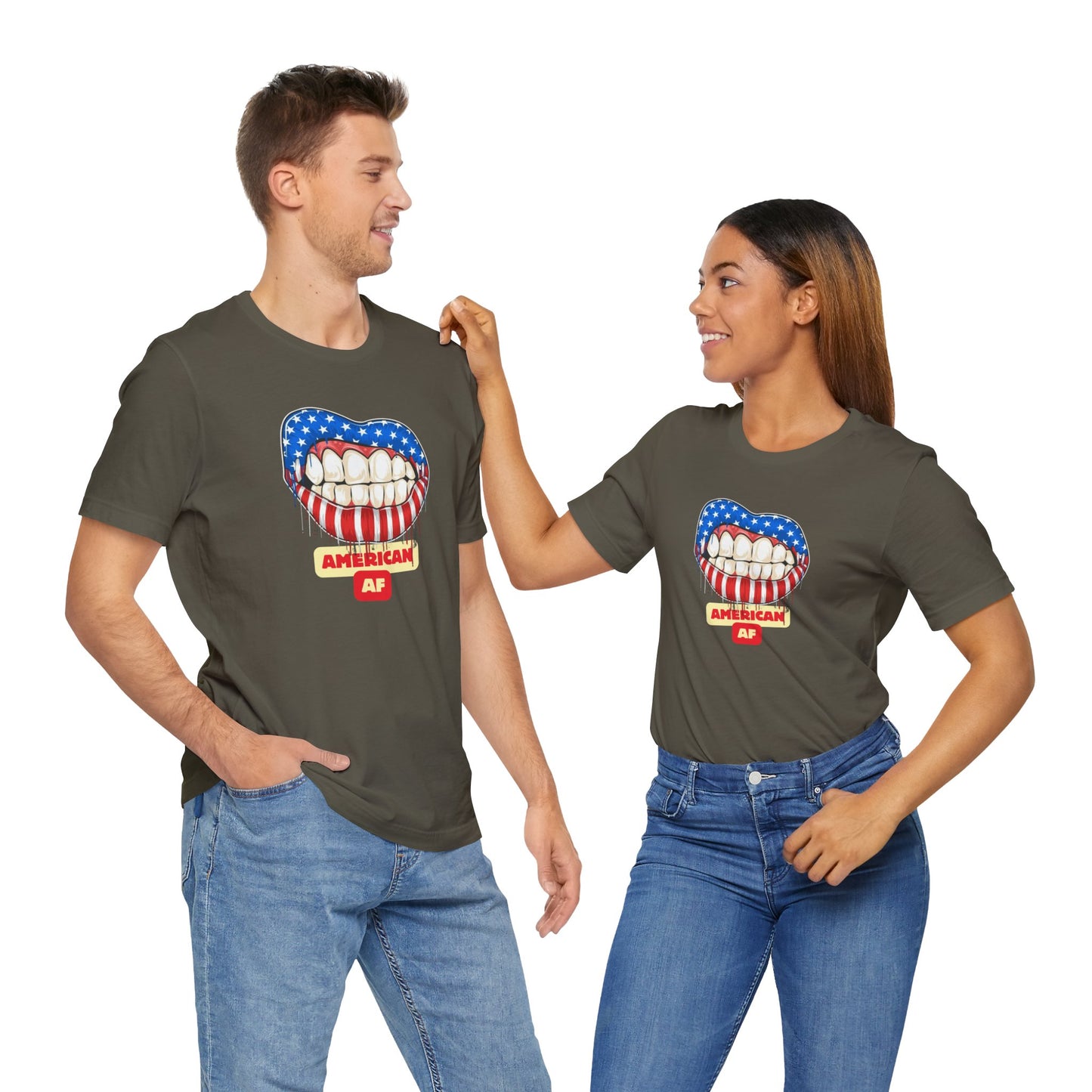 American AF - Unisex Jersey Short Sleeve Tee