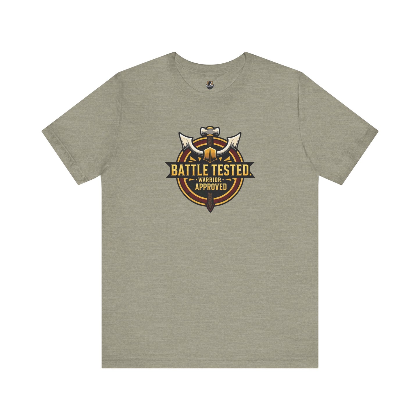 Battle Tested...Warrior Approved Unisex Jersey Tee, Graphic Tee, Casual Wear, Gifts for Him, Birthday Shirt, Warrior Apparel