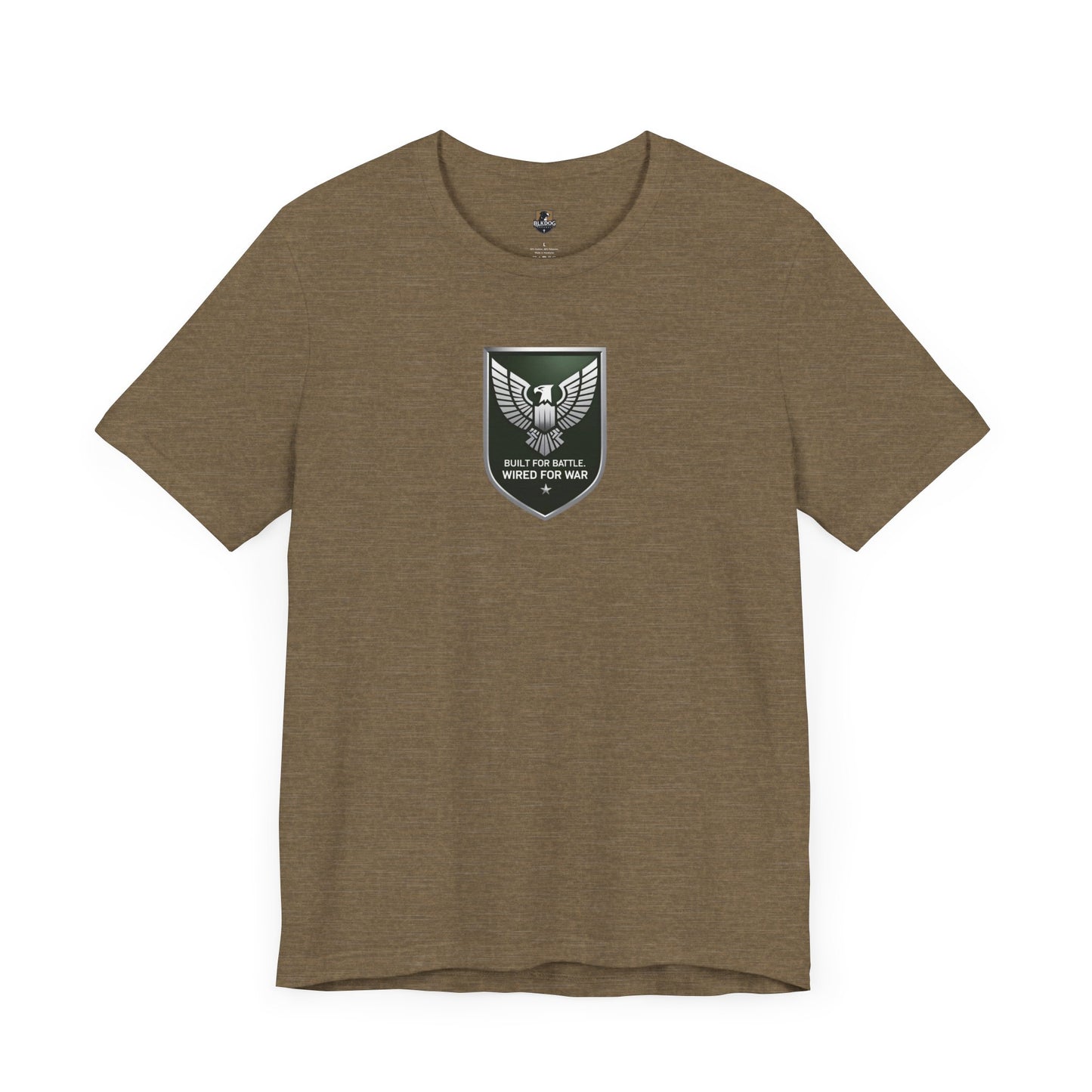 Unisex Military-Themed Tee with Eagle Design, Casual Shirt, Graphic Top, Gift for Veterans, Memorial Day Apparel, Everyday Wear