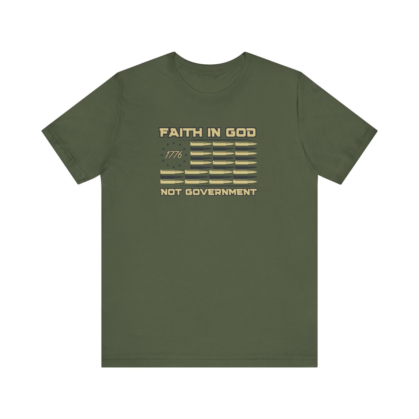 Religious Christian Faith Unisex Tee Shirt, Trust In God, Men Women Clothing Inspirational Gift, Church Christian Apparel, Political