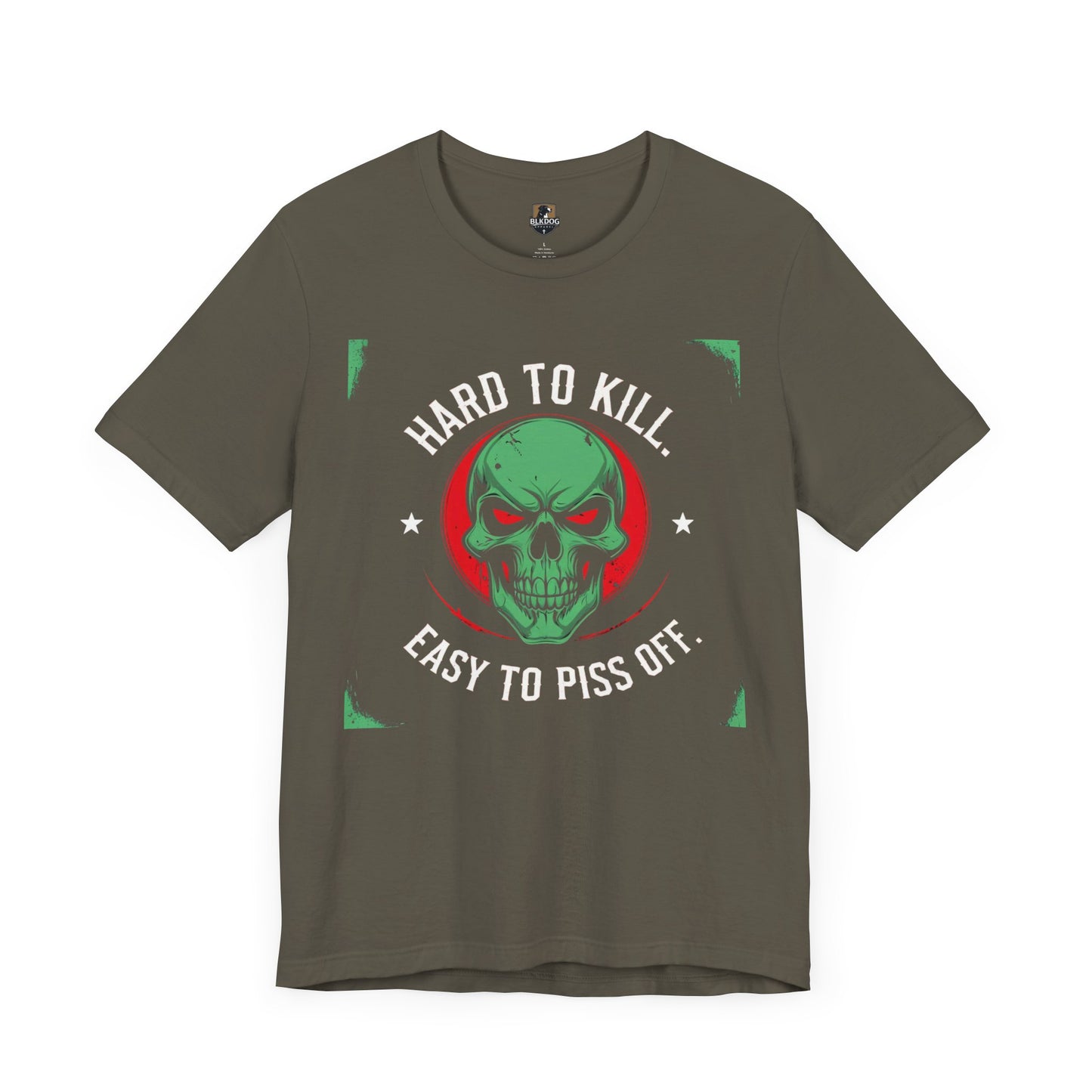 Hard to Kill Graphic Tee - Funny Unisex T-Shirt for Casual Wear, Gift for Him, Motivational Apparel, Unique Birthday Gift