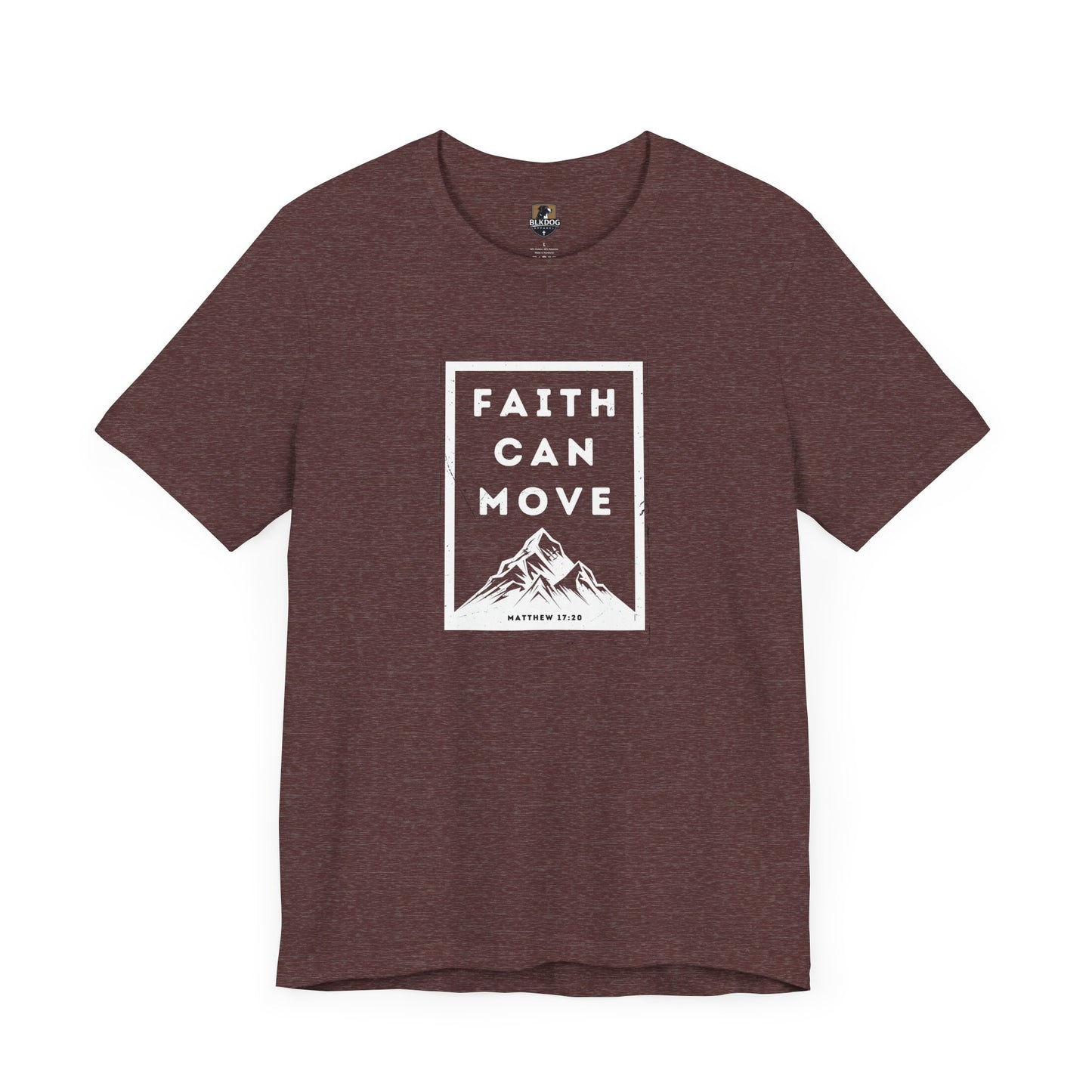 Faith Can Move Mountains T-Shirt, Christian Shirt, Inspirational Tee, Religious Gift, Unisex Graphic Top