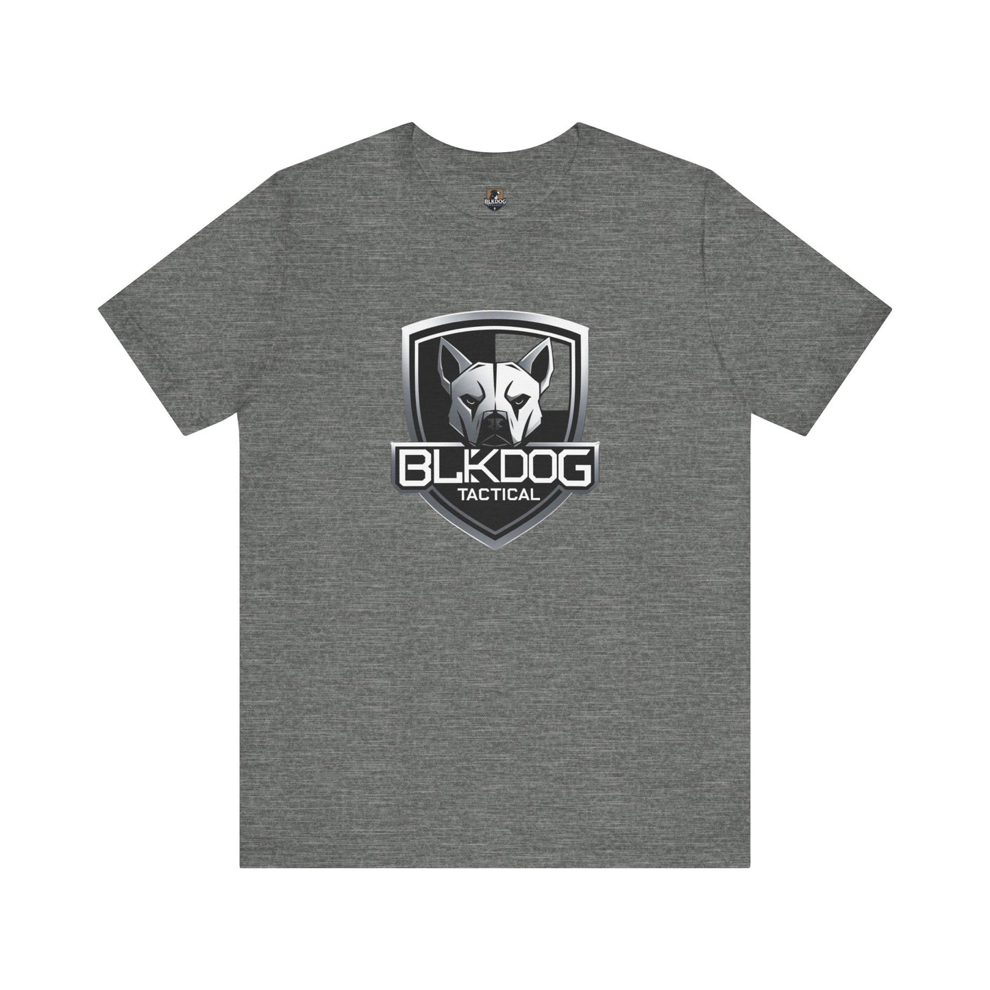 BLKDOG Tactical Unisex Jersey Tee, Graphic Tee, Casual Wear, Gift for Dog Lovers, Military Inspired, Everyday Comfort