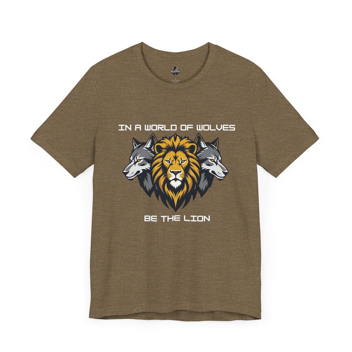 Lion Spirit Unisex Tee | Be The Lion | Motivational T-Shirt, Inspirational Shirt, Gift for Animal Lovers, Empowerment Wear, Birthday Gift