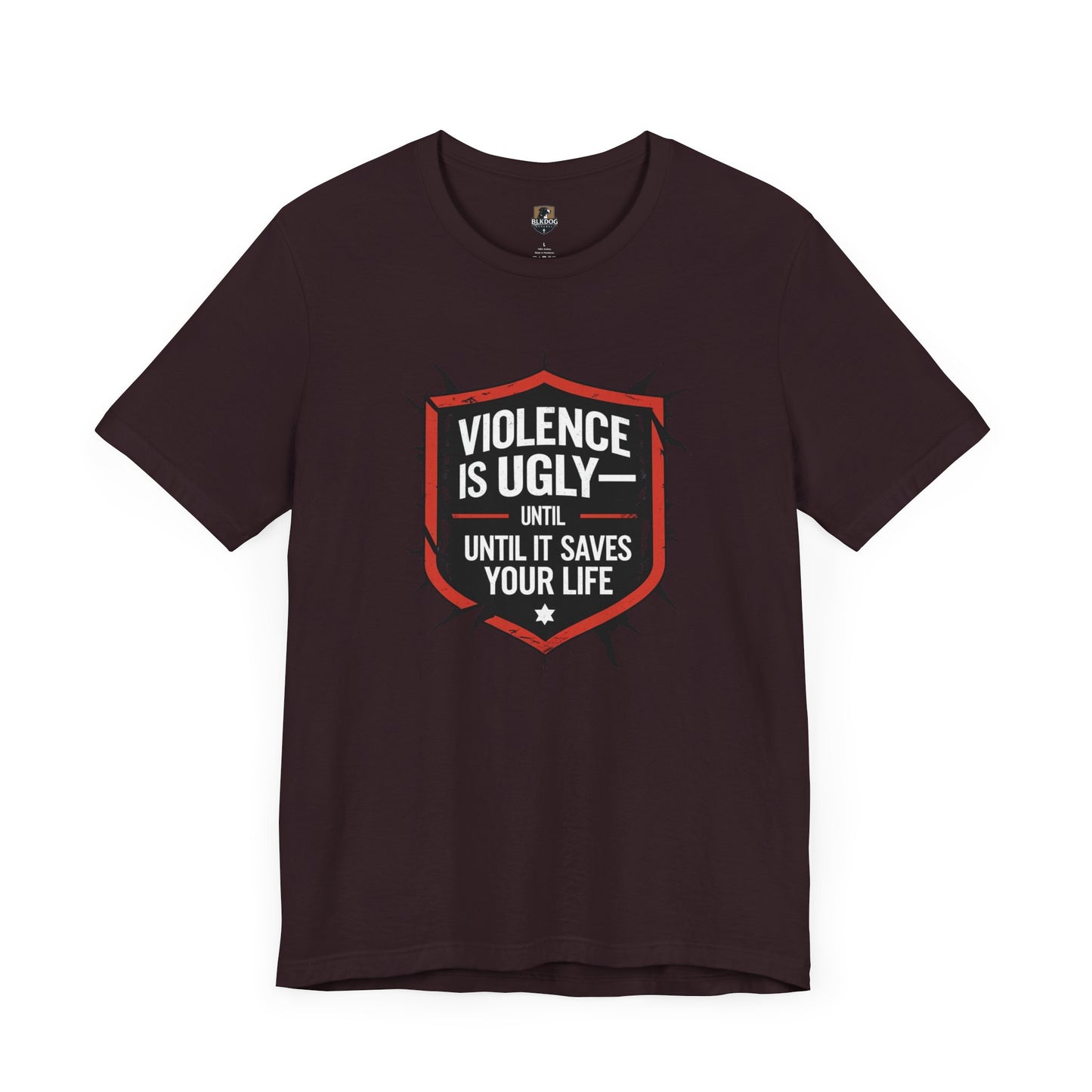 Violence is Ugly Tee, Unisex Graphic Tee, Awareness Shirt, Casual Everyday Wear, Gift for Activists, Motivational Apparel