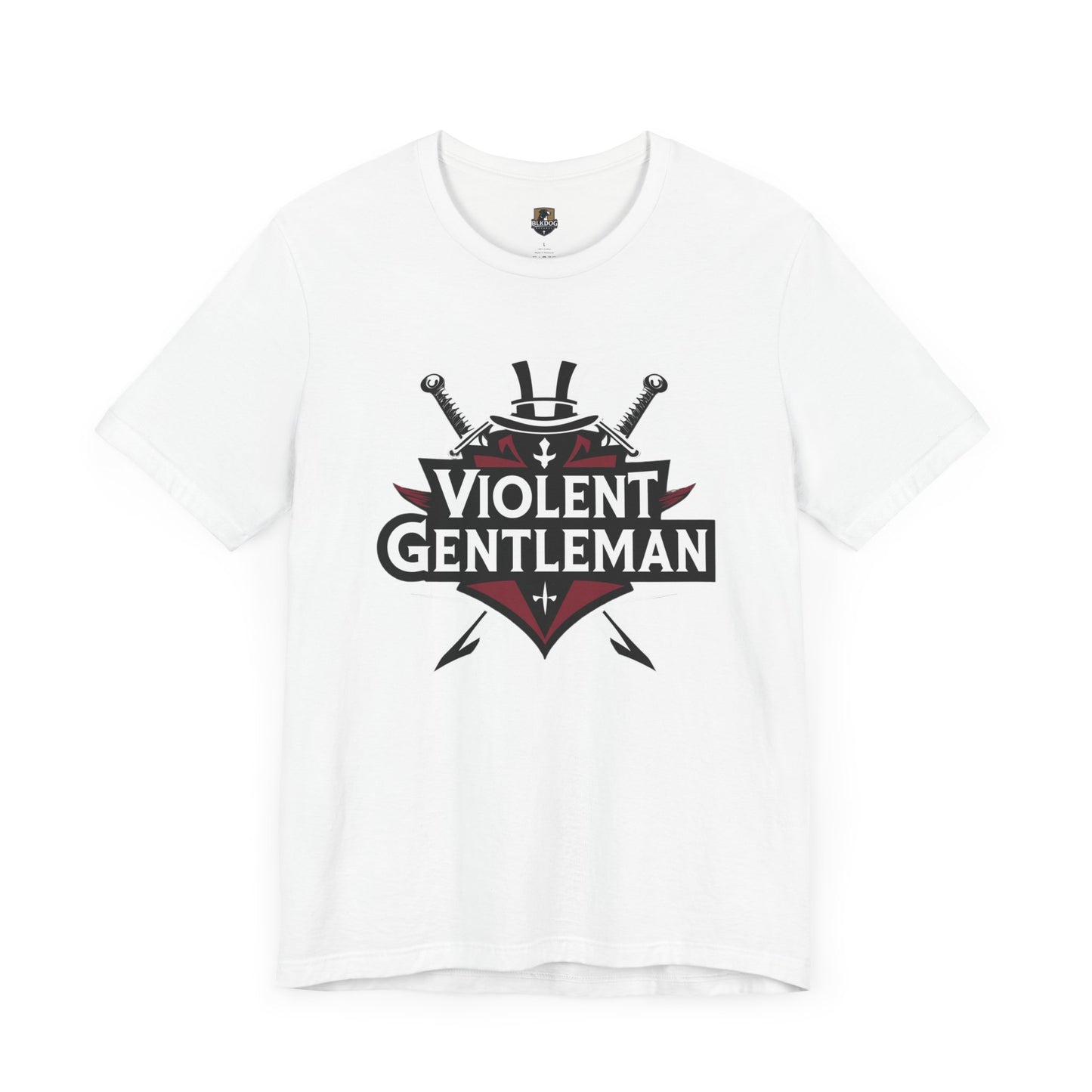 Violent Gentleman Tee, Casual Graphic Tee, Gift for Men, Streetwear Style, Birthday Gift, Cool Shirt