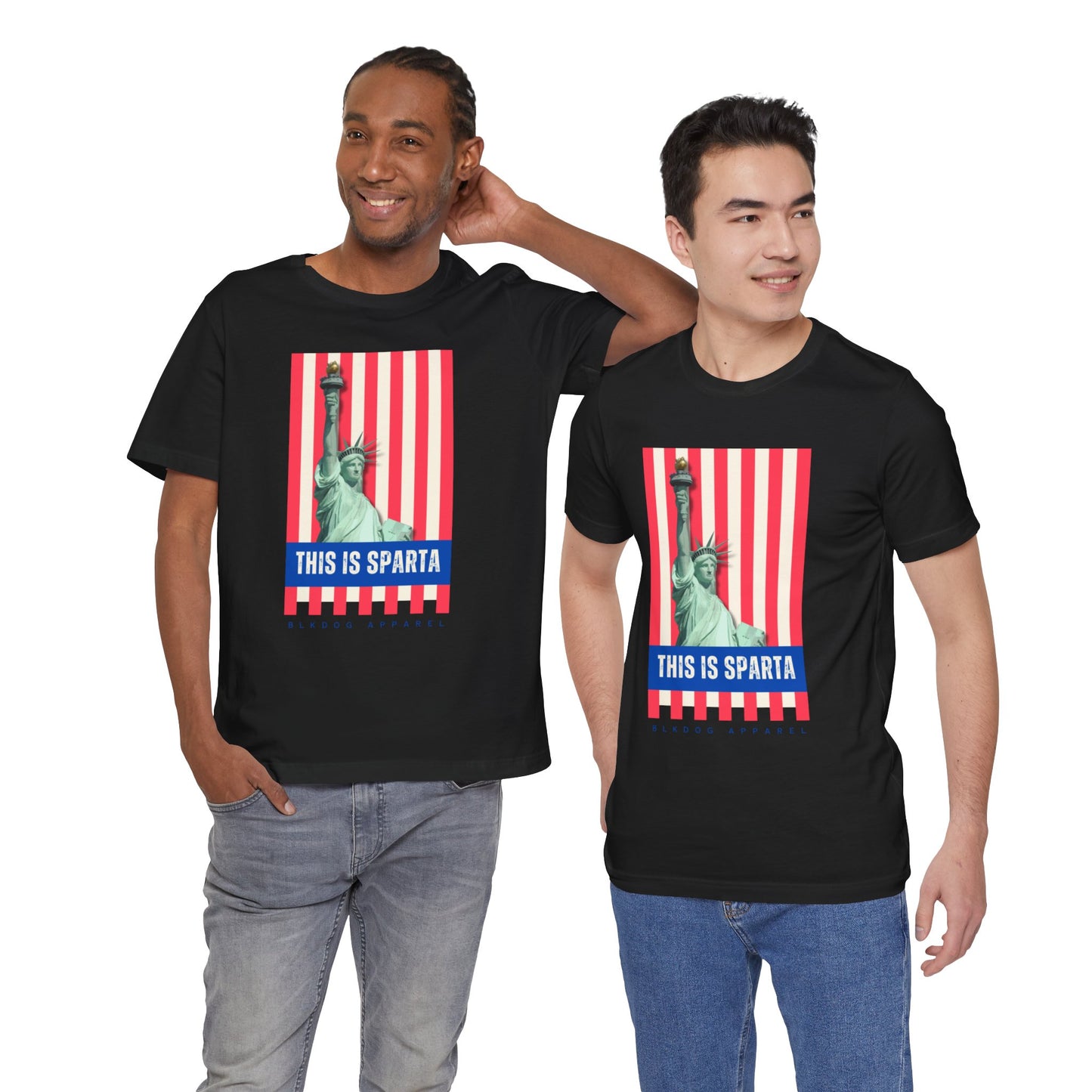 Sparta Statue Tee, Men Women Shirt Gift, NY Lady Liberty Top, American Pride Tshirt, Ancient Greece Warrior Clothing