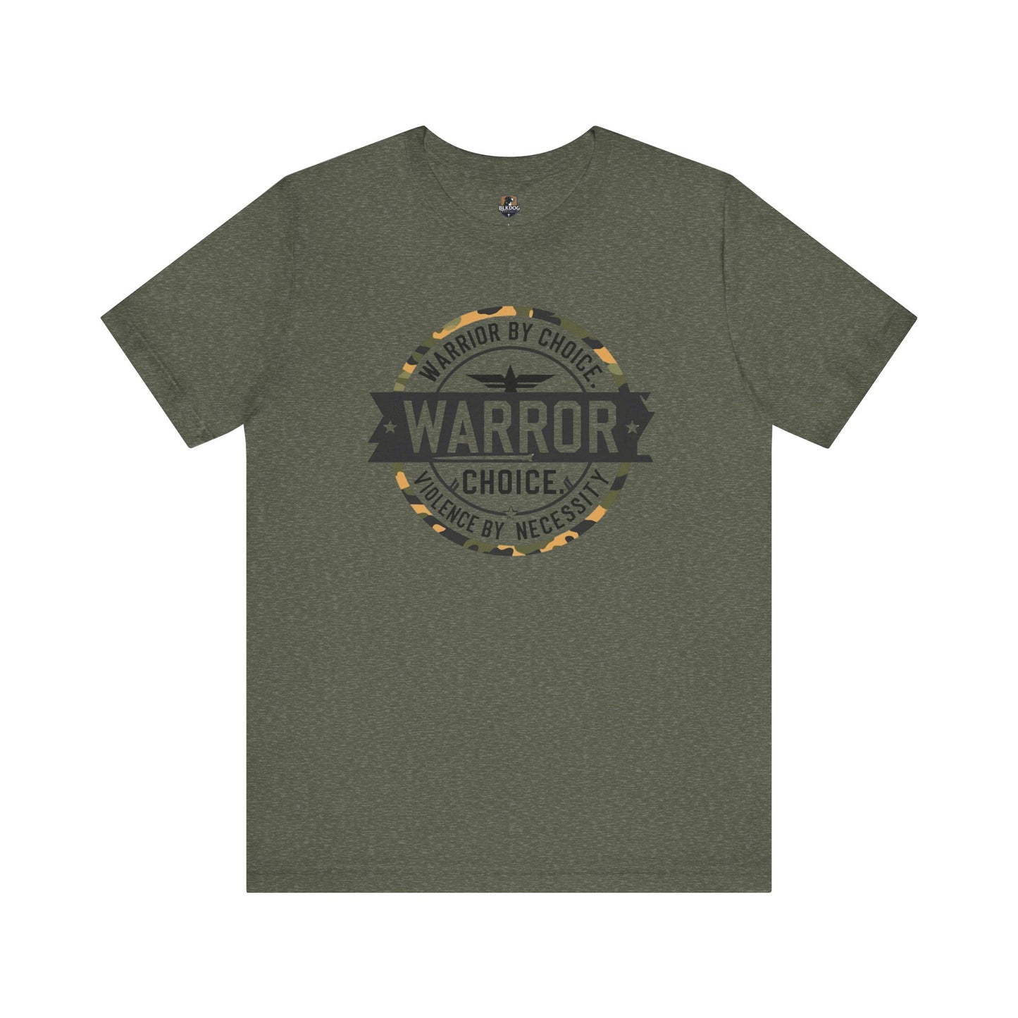 Warrior By Choice Unisex Tee | Empowerment Shirt for Fighters, Casual Wear, Gift for Martial Arts Lovers, Graphic Tee, Everyday Comfort