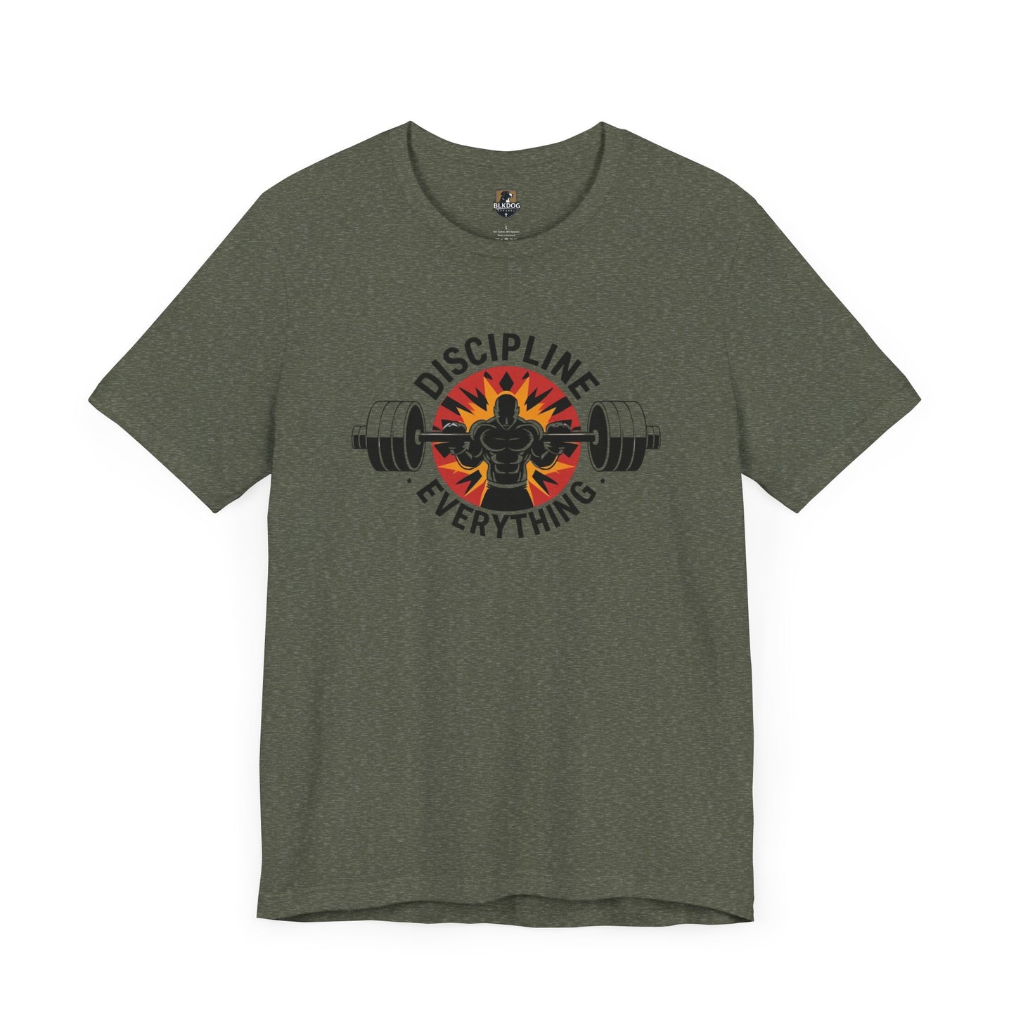 Discipline Is Everything Gym Tee, Fitness Shirt, Motivational Workout Top, Unisex Activewear, Gift for Gym Lovers