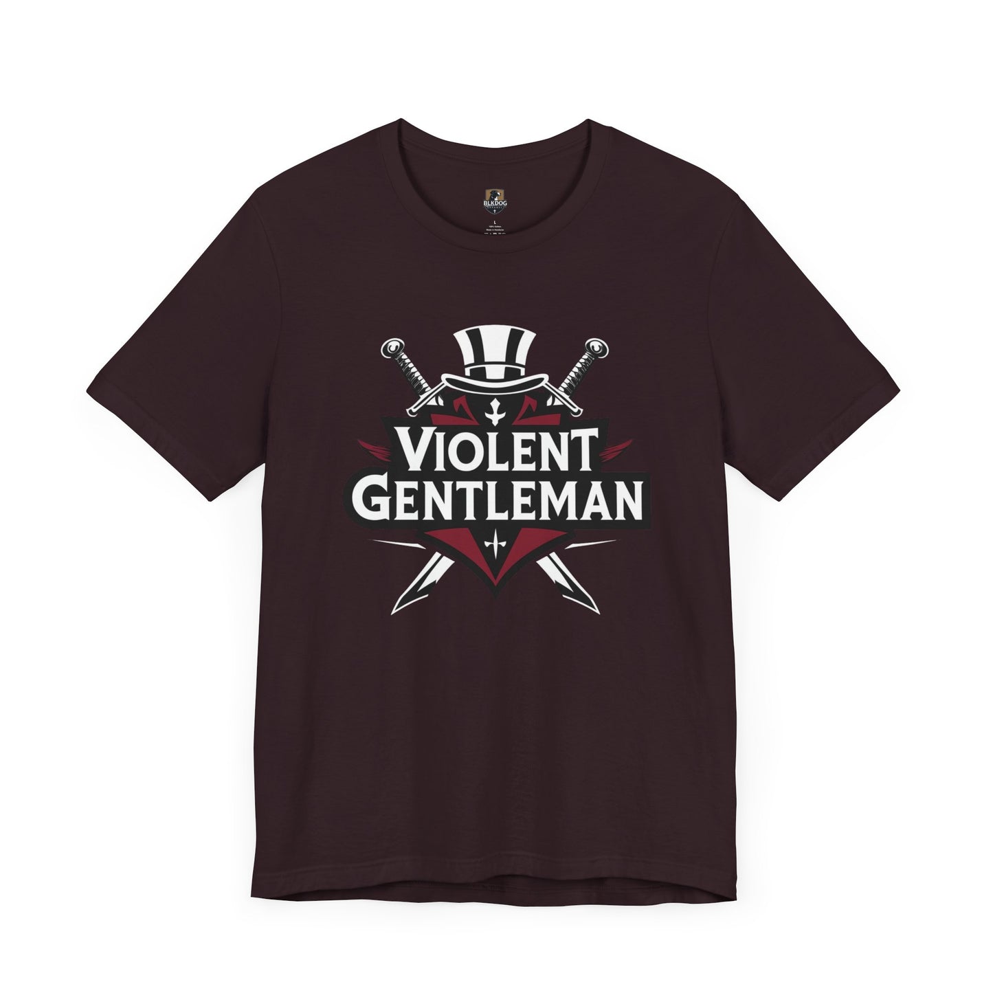 Violent Gentleman Tee, Casual Graphic Tee, Gift for Men, Streetwear Style, Birthday Gift, Cool Shirt