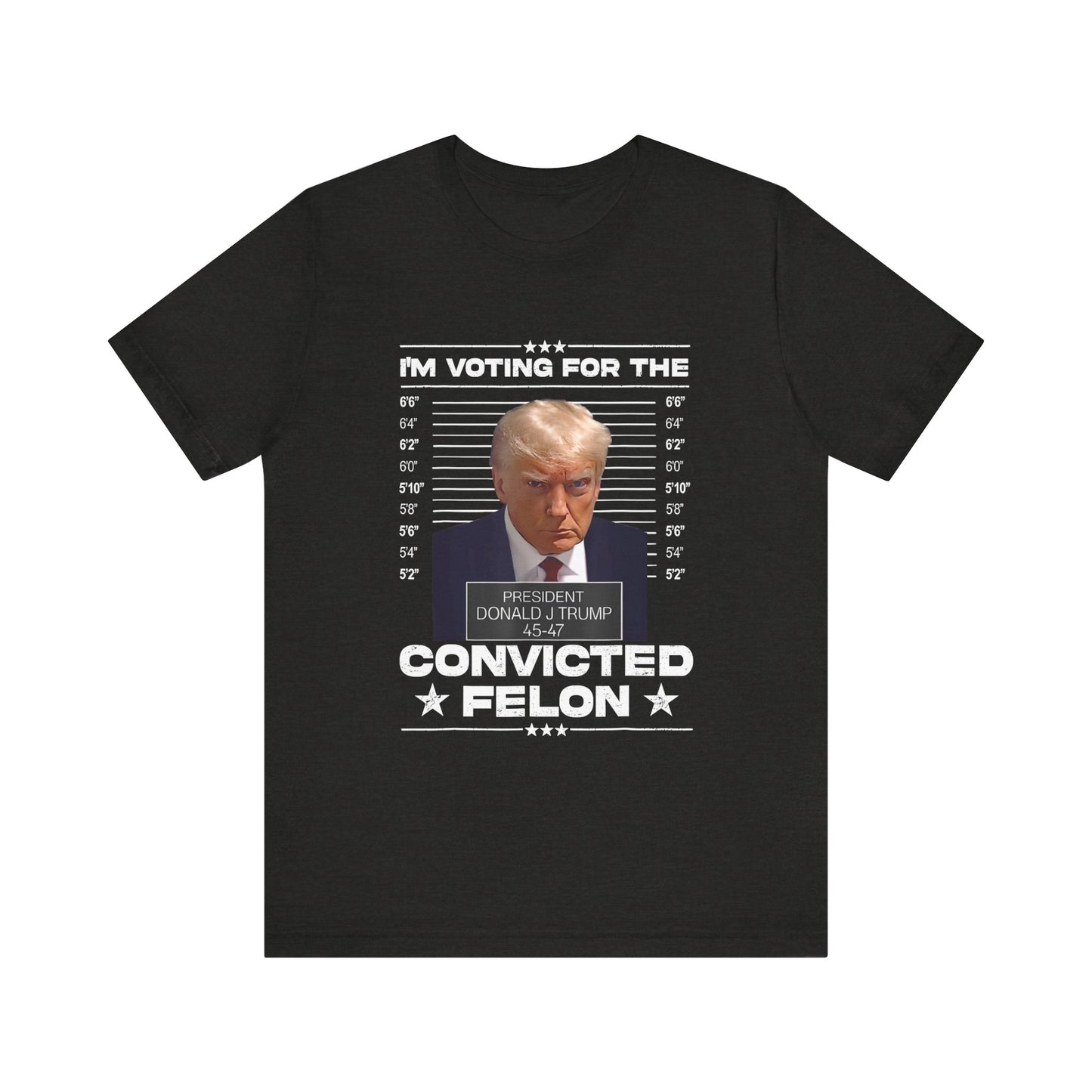 Trump - I'm Voting for the Convicted Felon - Trump24 - Unisex Jersey Short Sleeve Tee