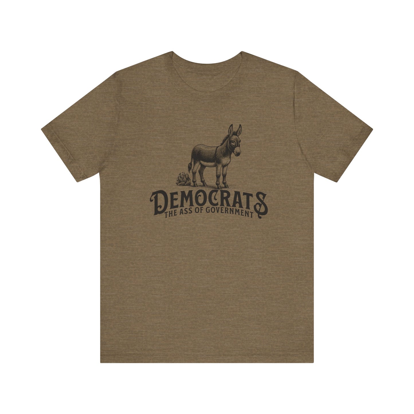 Political Democrat Tee, Liberal Party Shirt, Government Critique Top, Political Activist Clothing, Election Campaign Apparel