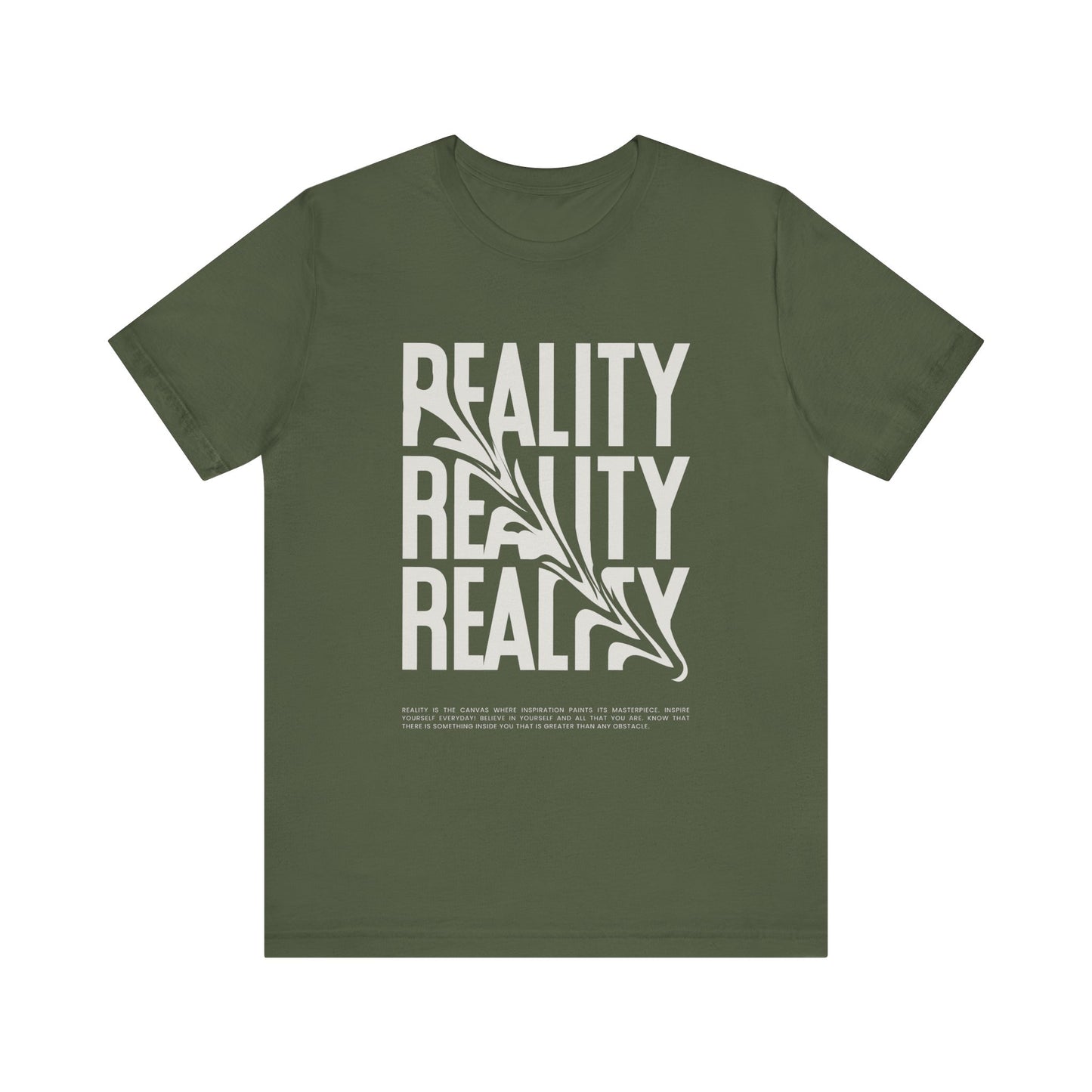 Skewed Reality Unisex Tee, Graphic T-Shirt, Abstract Design, Black and White Shirt, Unique Gift