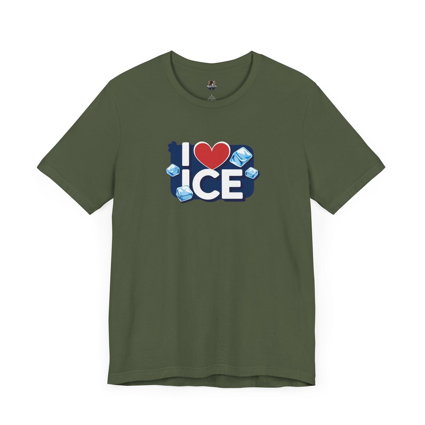 I Love Ice - Cool Unisex Jersey Tee, Fun Summer Casual Wear, Unique Gift for Ice Lovers, Cute Graphic T-Shirt, Festival Fashion