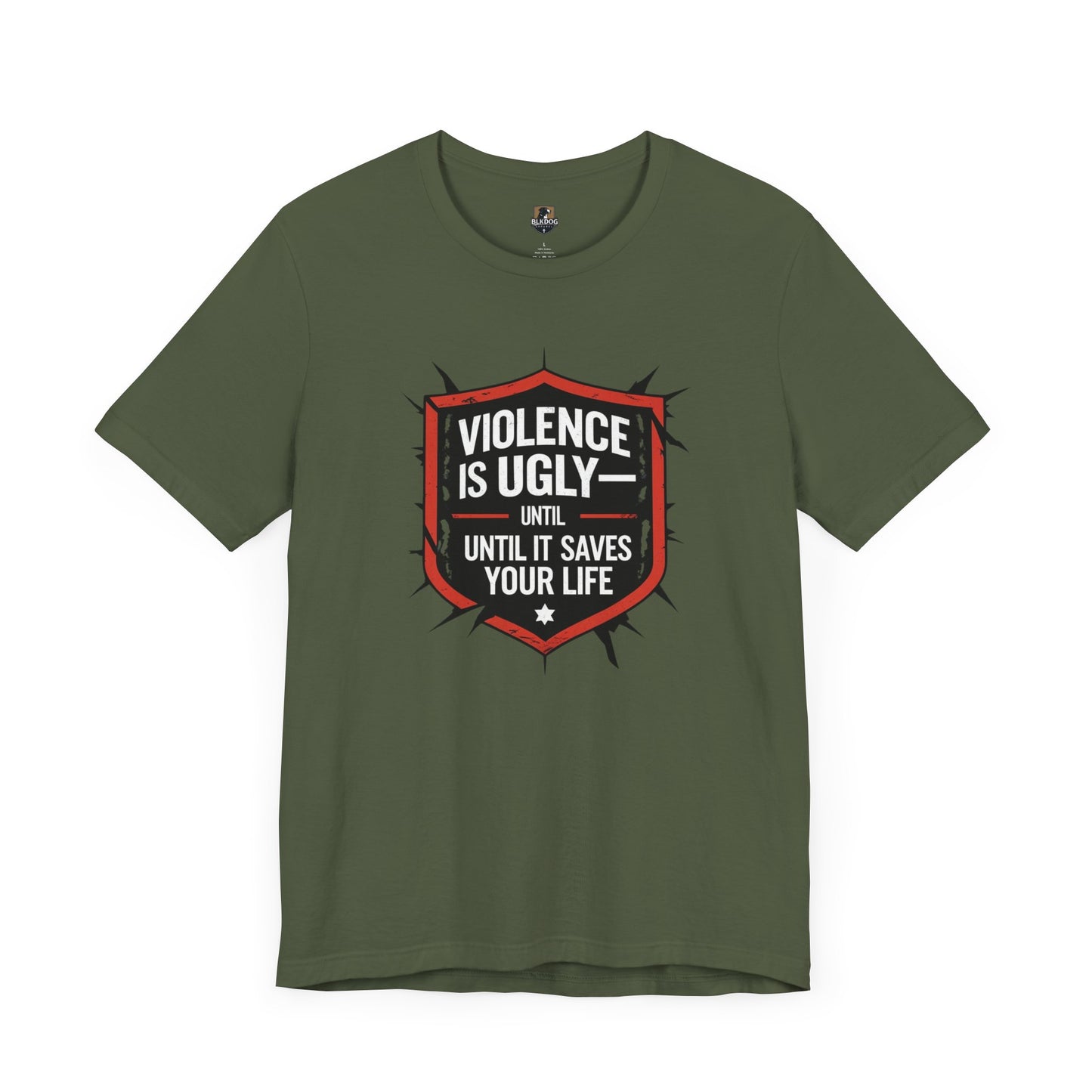 Violence is Ugly Tee, Unisex Graphic Tee, Awareness Shirt, Casual Everyday Wear, Gift for Activists, Motivational Apparel