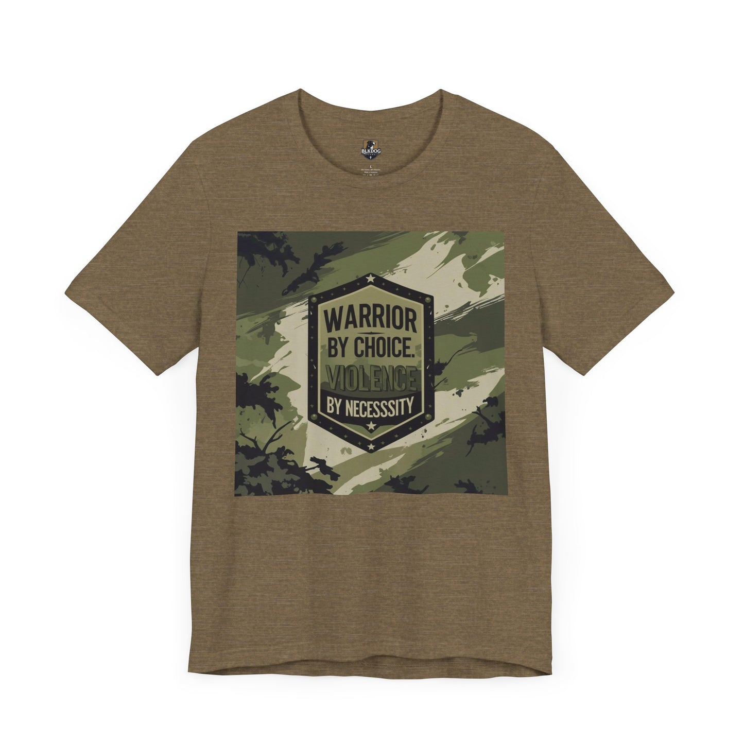 Warrior by Choice Unisex T-Shirt, Motivational Tee, Military-Inspired Apparel, Gift for Veterans, Casual Wear, Inspirational Clothing