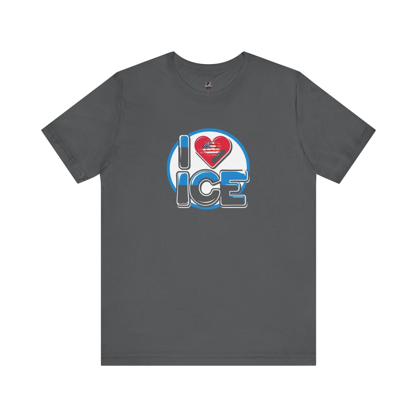 I Love Ice Graphic Tee, Fun Winter Shirt, Cool Gift for Ice Skaters, Cozy Casual Wear, Perfect for Holidays