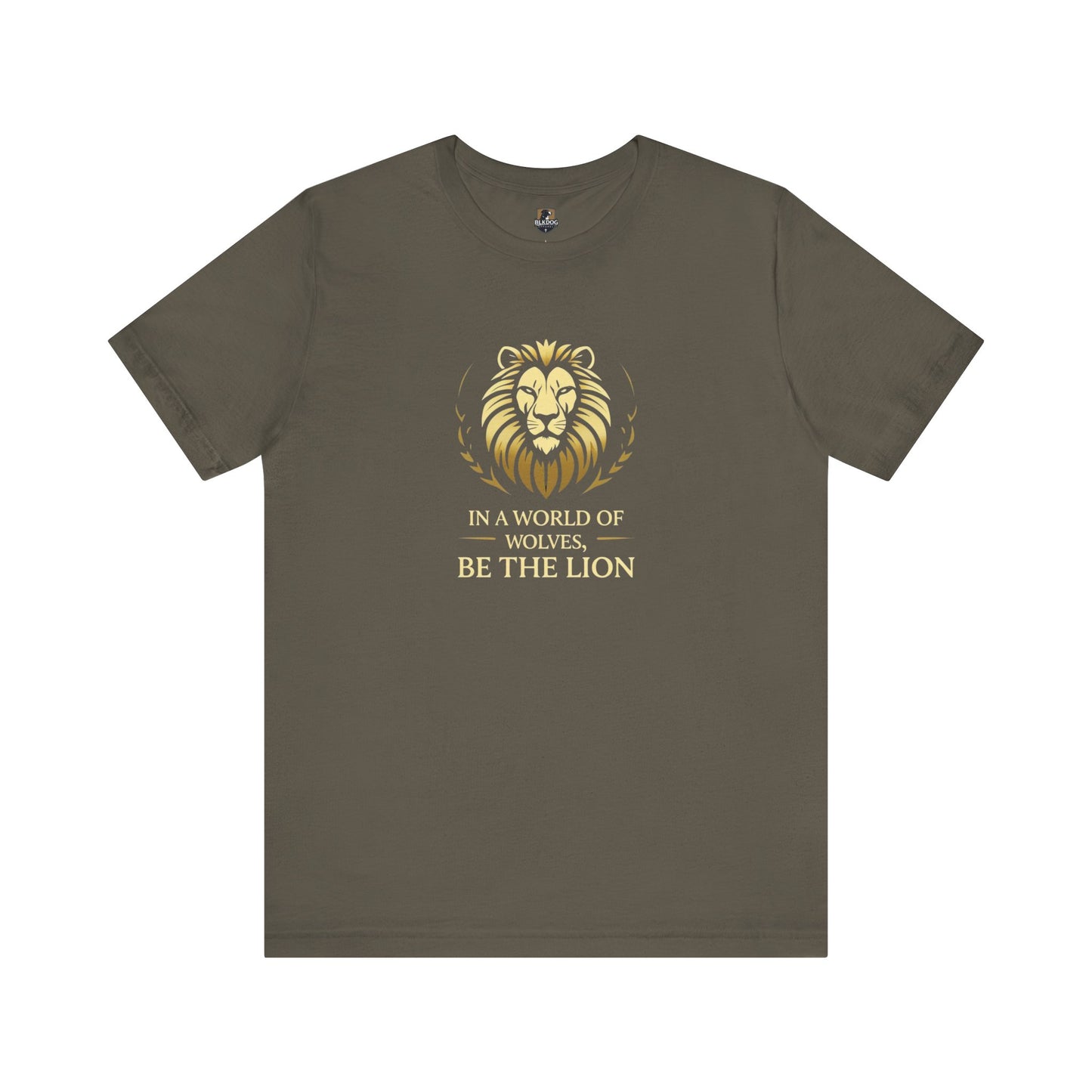 Bold Lion Graphic Tee - Inspiring Unisex T-Shirt for Animal Lovers, Motivational Gift, Casual Wear, Unique Statement Top, All Occasions