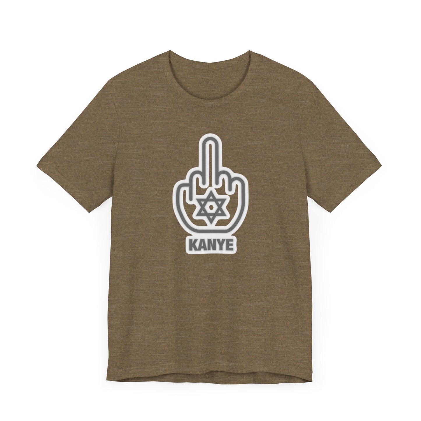 F Kanye - Middle Finger with Star of David - Tee Fight against Antisemitism