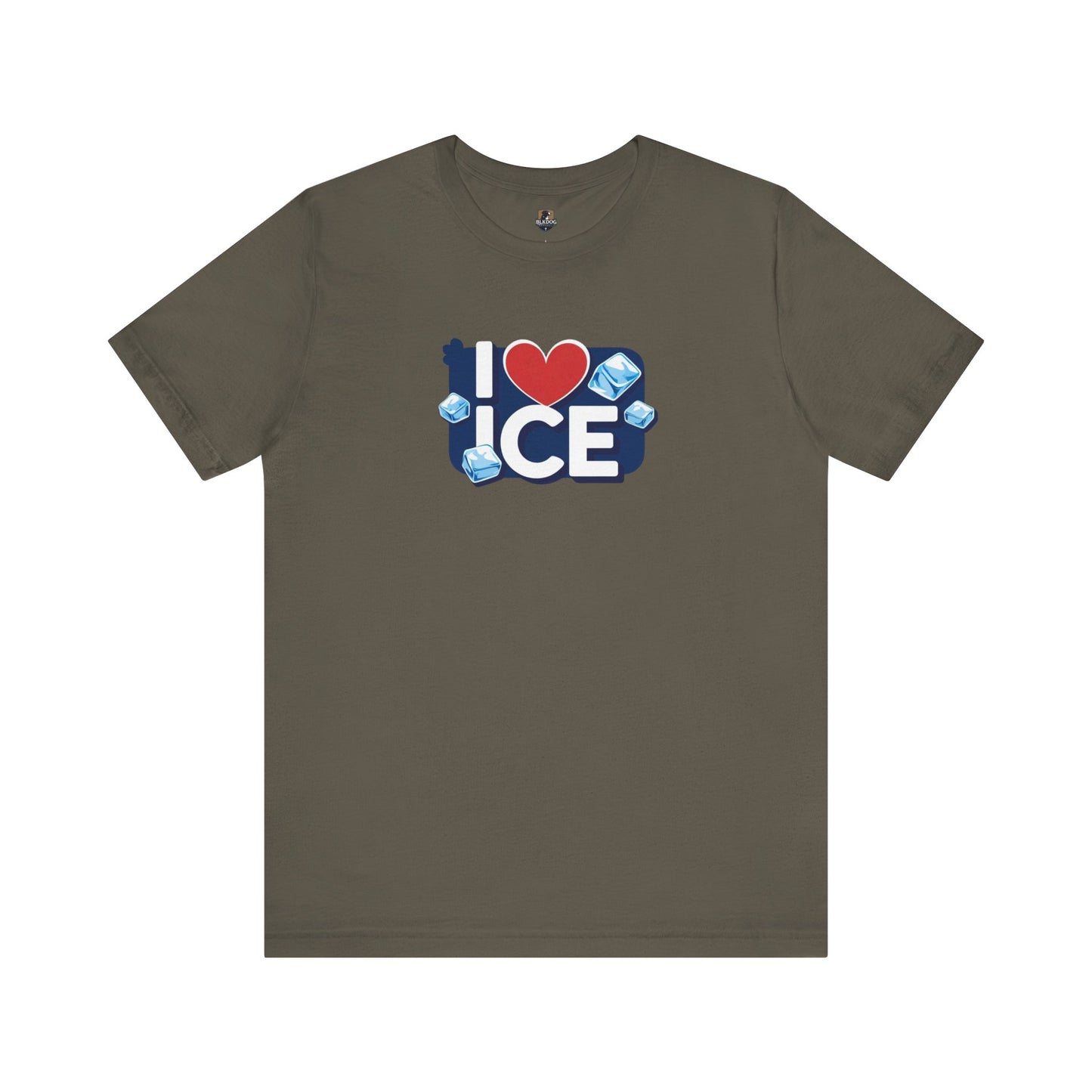 I Love Ice - Cool Unisex Jersey Tee, Fun Summer Casual Wear, Unique Gift for Ice Lovers, Cute Graphic T-Shirt, Festival Fashion