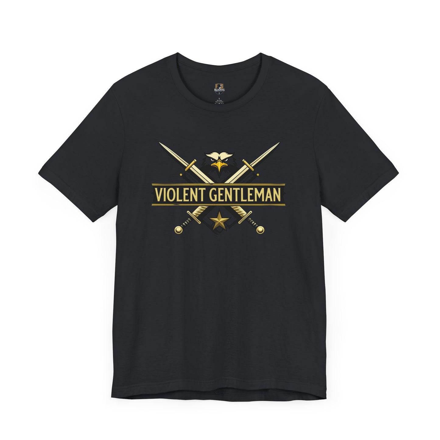 Violent Gentleman Tee, Unisex Jersey Shirt, Classic Casual Wear, Perfect Gift for Him, Graphic Tee for All Occasions