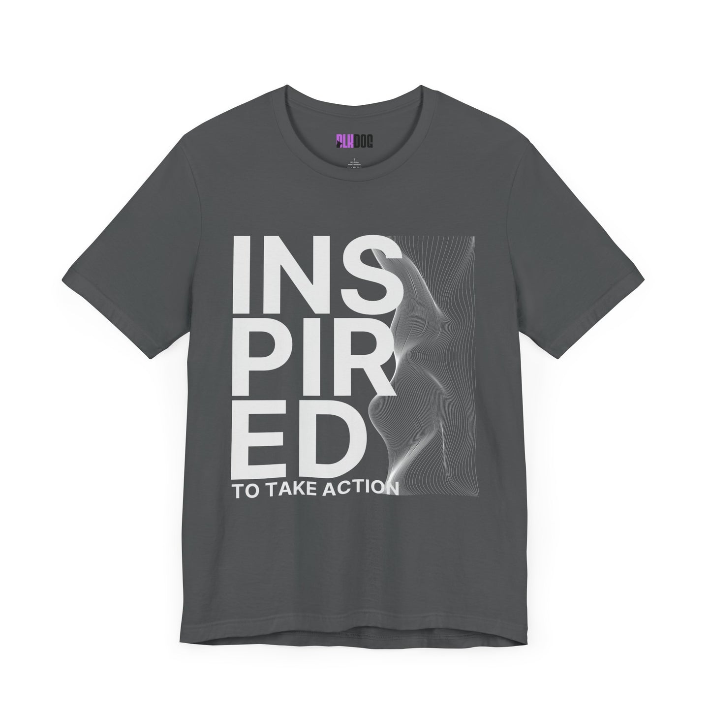 Inspired to Take Action T-Shirt, Motivational Graphic Tee, Unisex Jersey Shirt, Positive Vibes Apparel, Activewear Gift, Empowerment