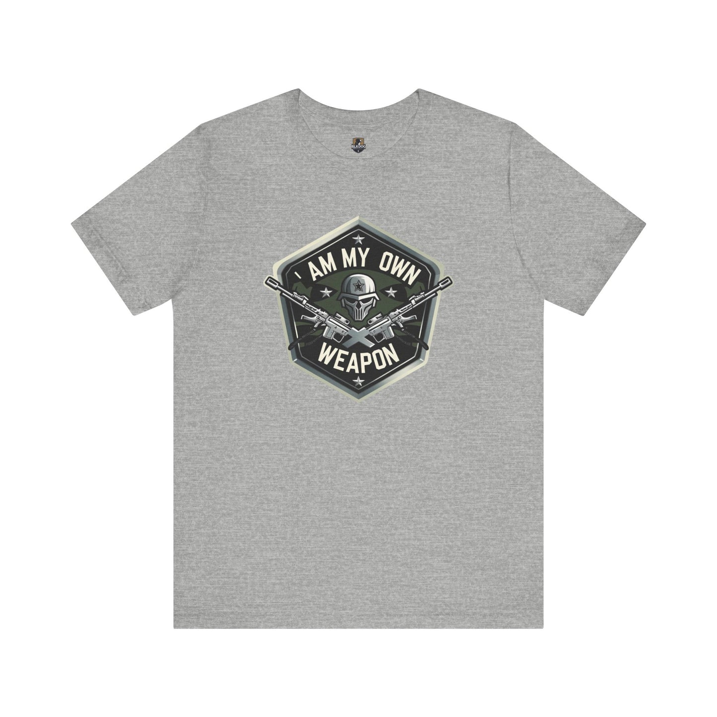 I am my Own Weapon, Unisex Jersey Short Sleeve Tee, Graphic Tee for Confidence, Gift for Self-Love, Casual Wear, Motivational Shirt