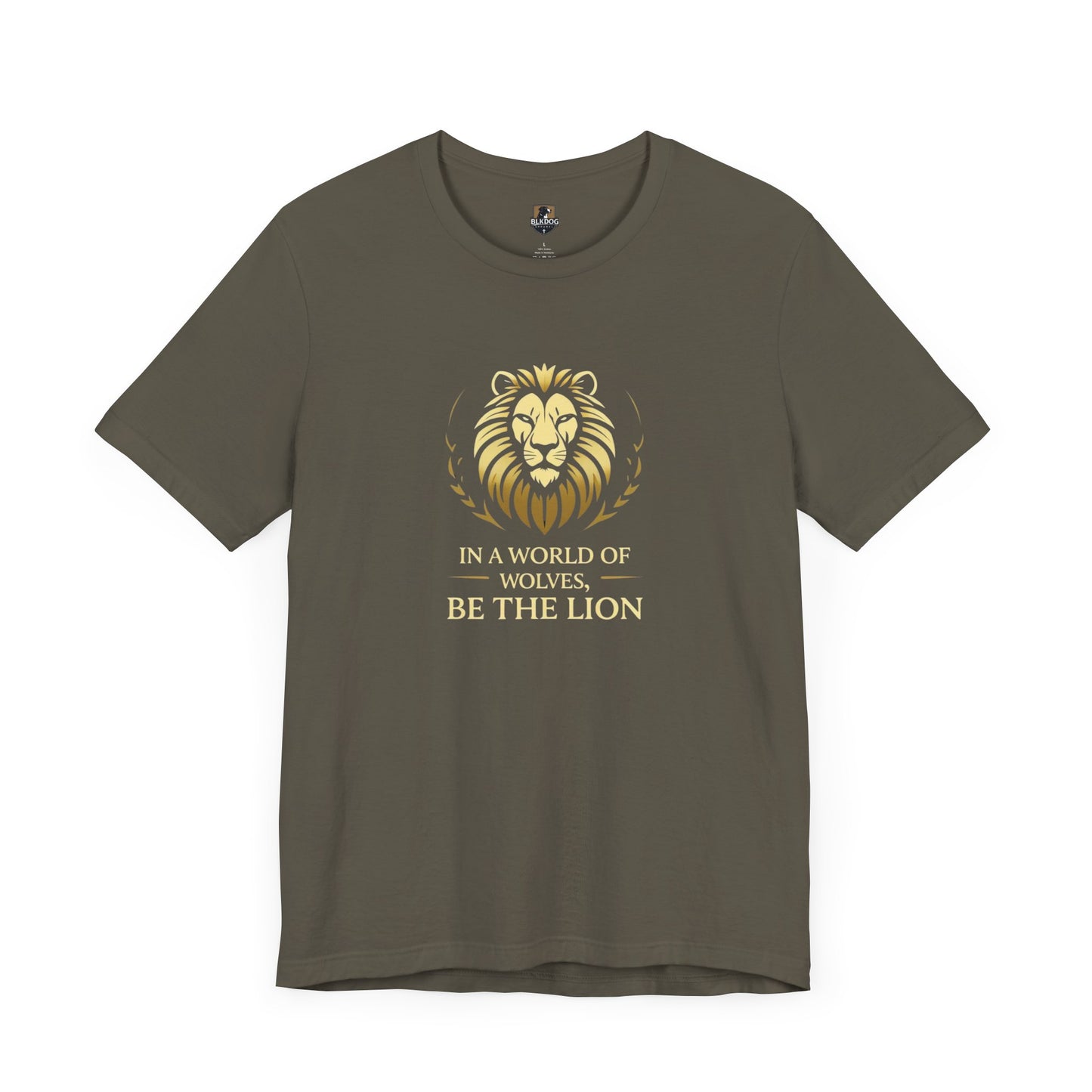 Bold Lion Graphic Tee - Inspiring Unisex T-Shirt for Animal Lovers, Motivational Gift, Casual Wear, Unique Statement Top, All Occasions