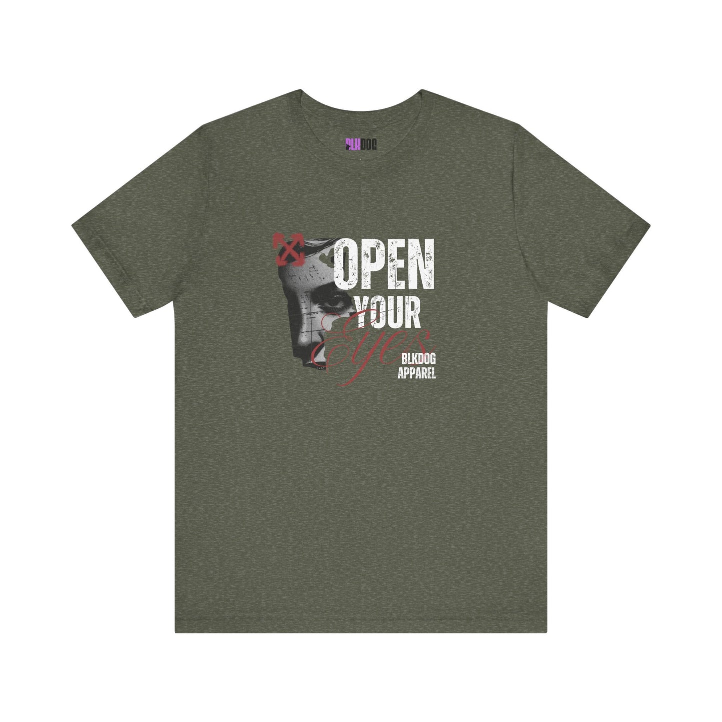 Open your Eyes. Make a statement - Unisex Jersey Short Sleeve Tee