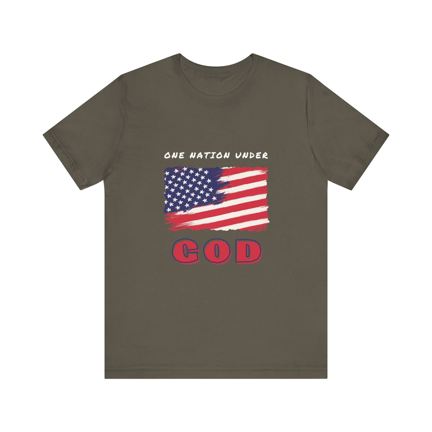 One Nation Under God - Unisex Jersey Short Sleeve Tee