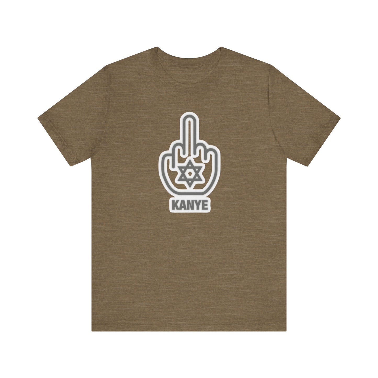 F Kanye - Middle Finger with Star of David - Tee Fight against Antisemitism