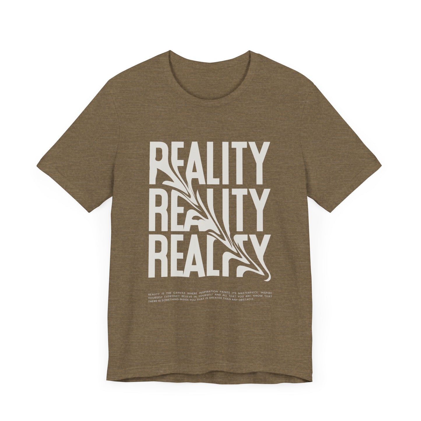 Skewed Reality Unisex Tee, Graphic T-Shirt, Abstract Design, Black and White Shirt, Unique Gift