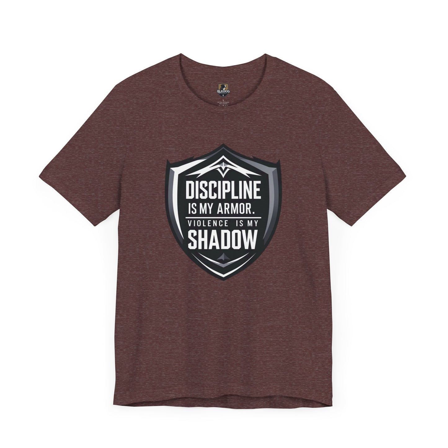 Discipline Is My Armor Unisex Tee, Motivational T-Shirt for Fitness Lovers, Inspirational Gift, Sportswear, Casual Wear