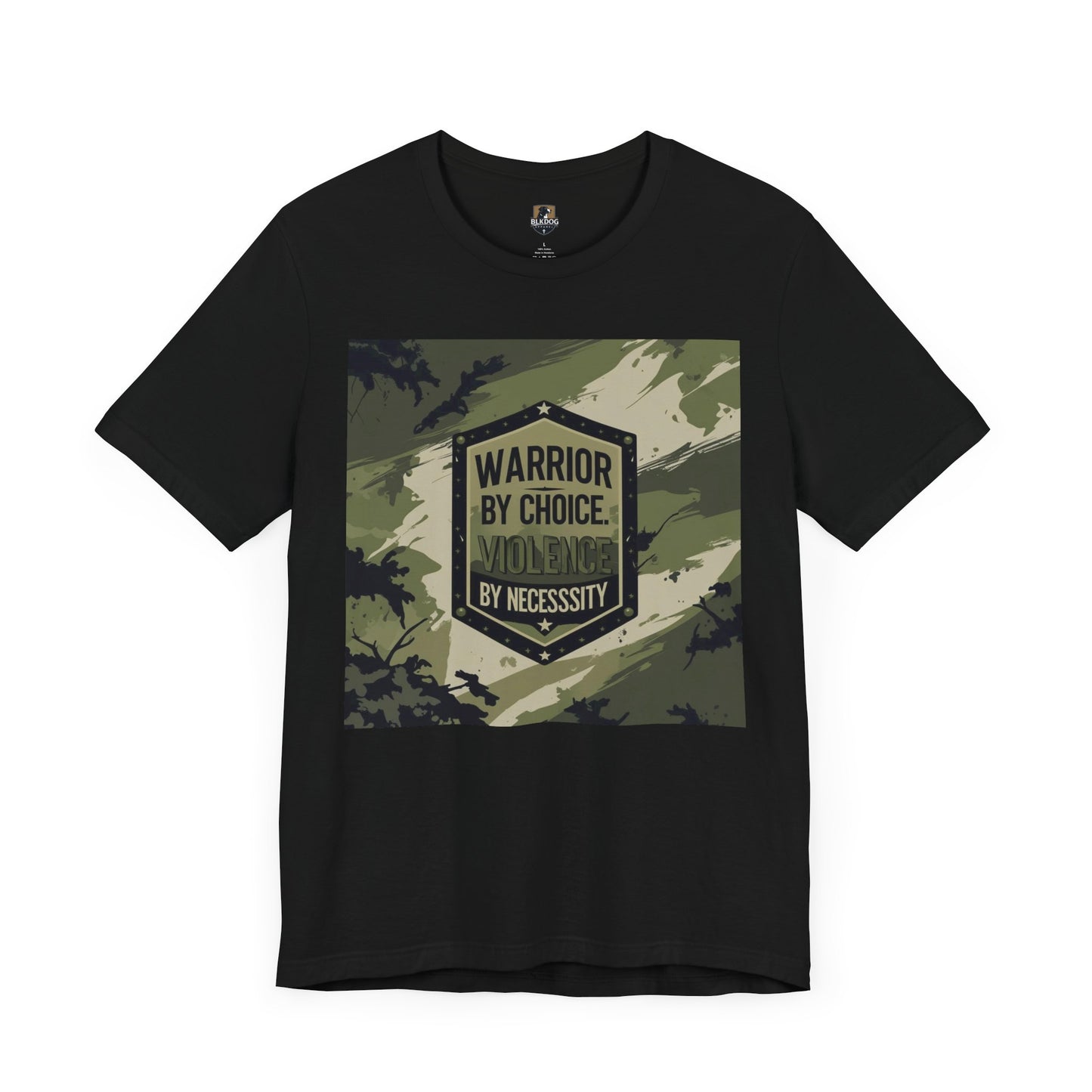Warrior by Choice Unisex T-Shirt, Motivational Tee, Military-Inspired Apparel, Gift for Veterans, Casual Wear, Inspirational Clothing