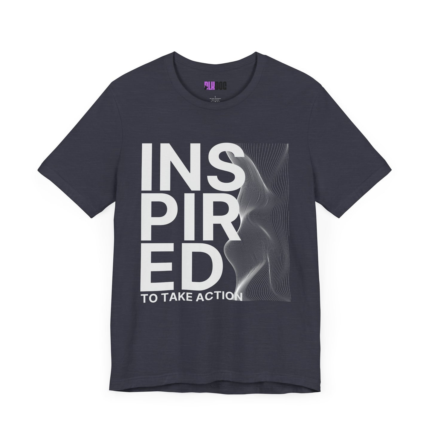 Inspired to Take Action T-Shirt, Motivational Graphic Tee, Unisex Jersey Shirt, Positive Vibes Apparel, Activewear Gift, Empowerment