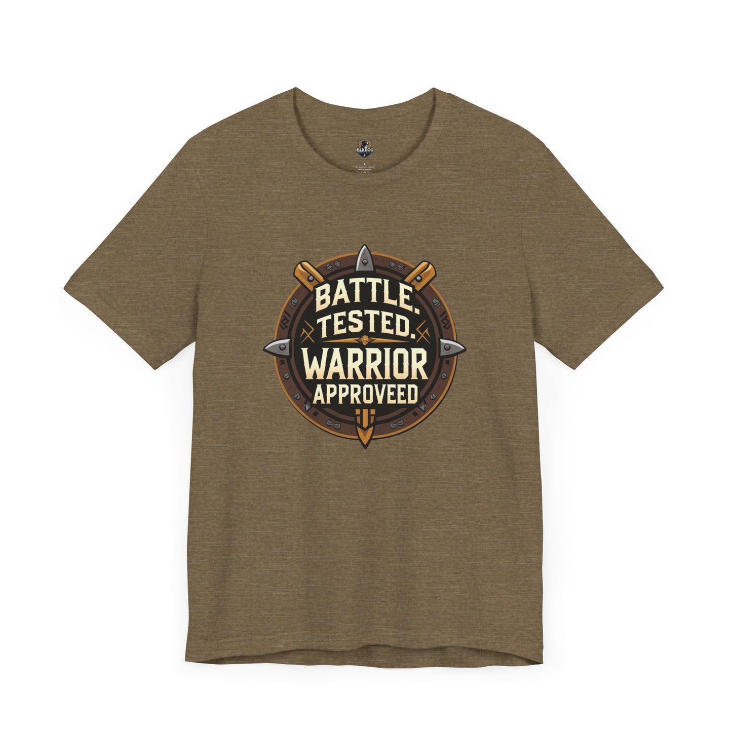 Battle Tested Warrior Approved Tee, Unisex T-Shirt, Gift for Warriors, Motivational Shirt, Fitness Apparel, Casual Wear