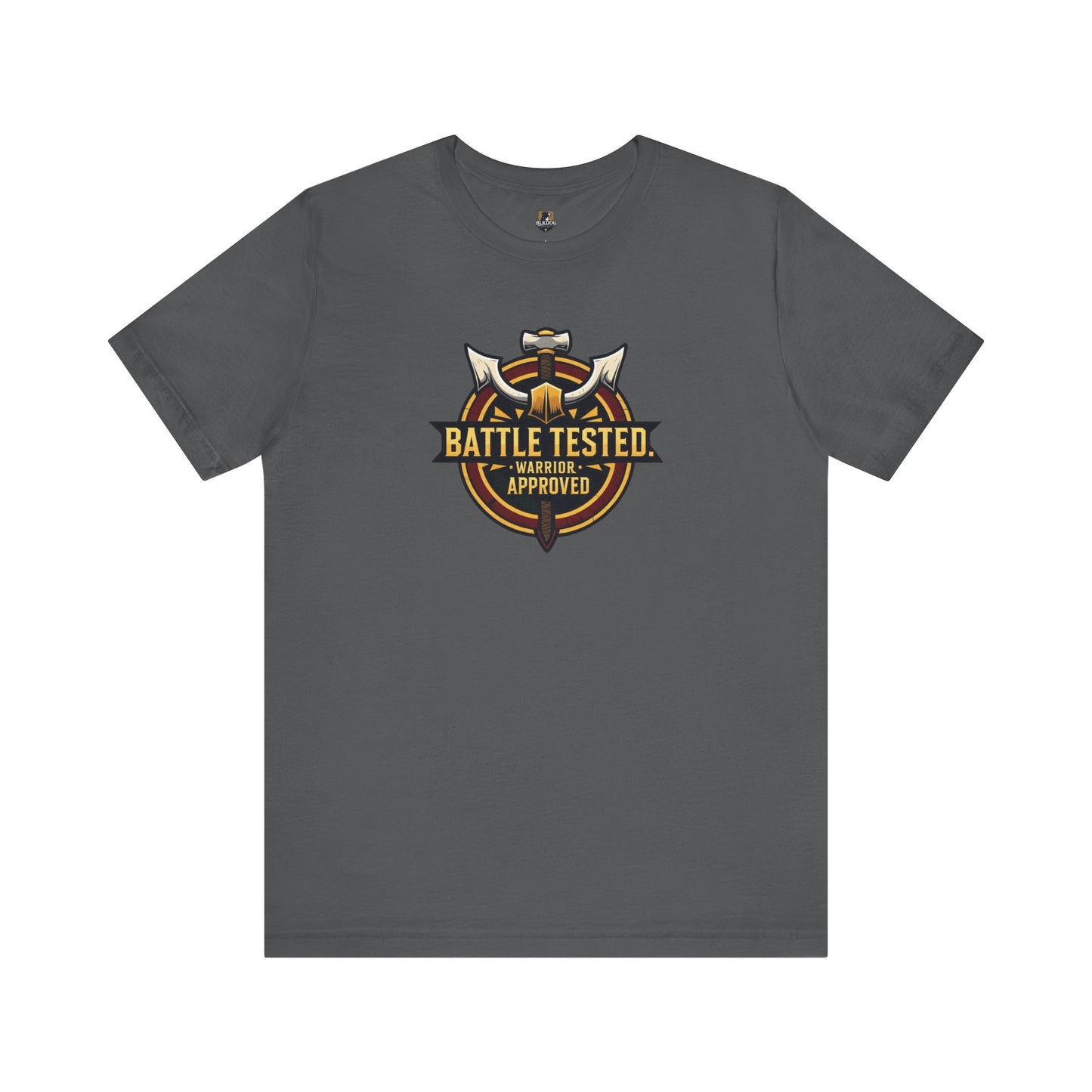 Battle Tested...Warrior Approved Unisex Jersey Tee, Graphic Tee, Casual Wear, Gifts for Him, Birthday Shirt, Warrior Apparel