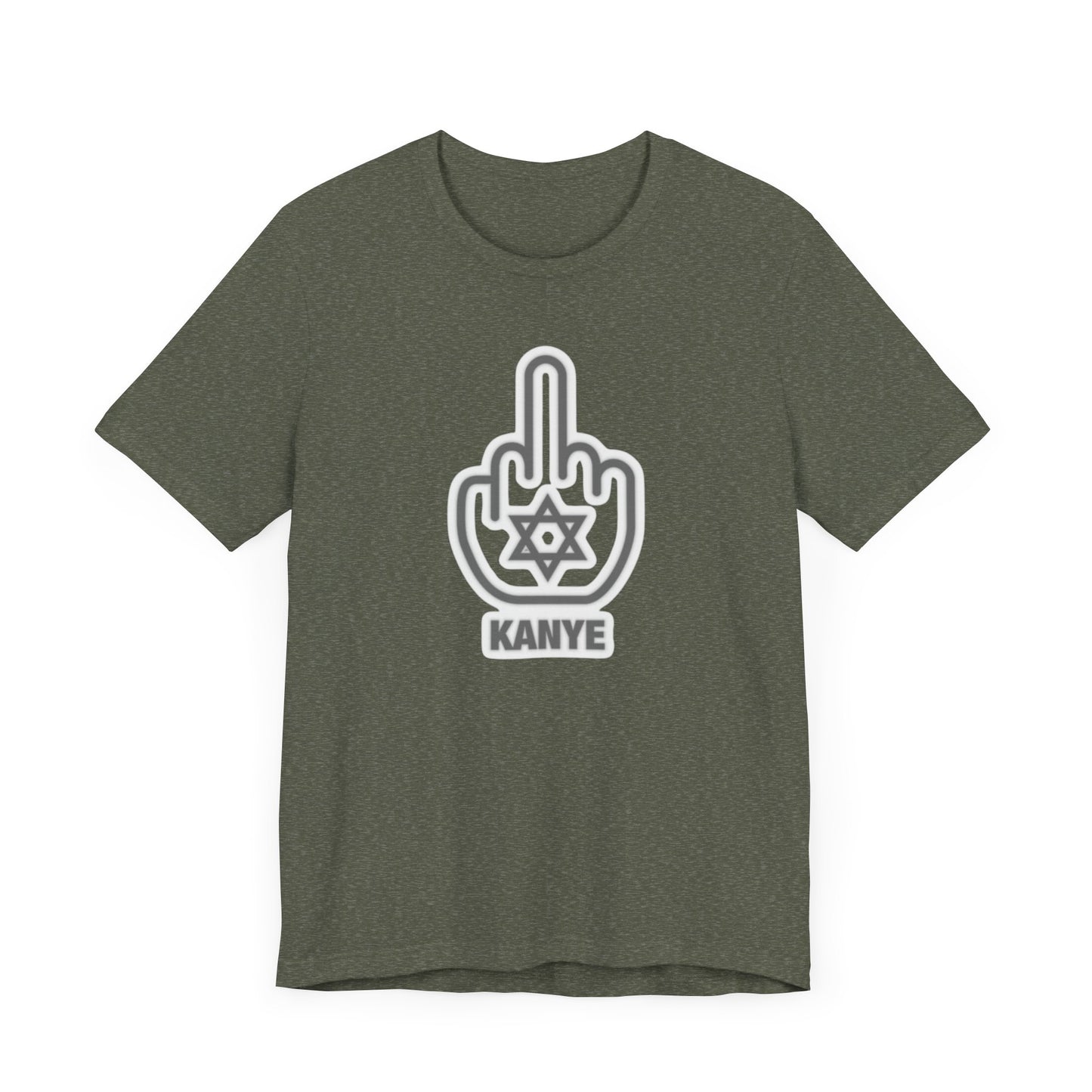 F Kanye - Middle Finger with Star of David - Tee Fight against Antisemitism
