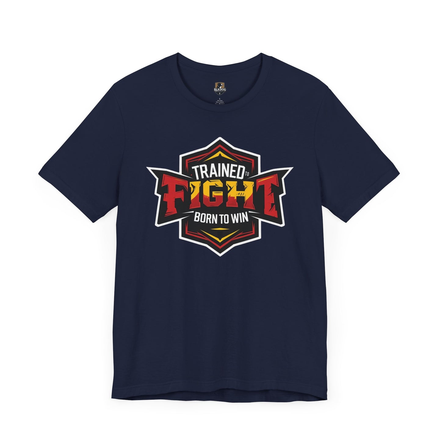 Trained to Fight...Born to Win Unisex Jersey Tee, Fitness Gift, Athletic Apparel, Training Top, Sportswear