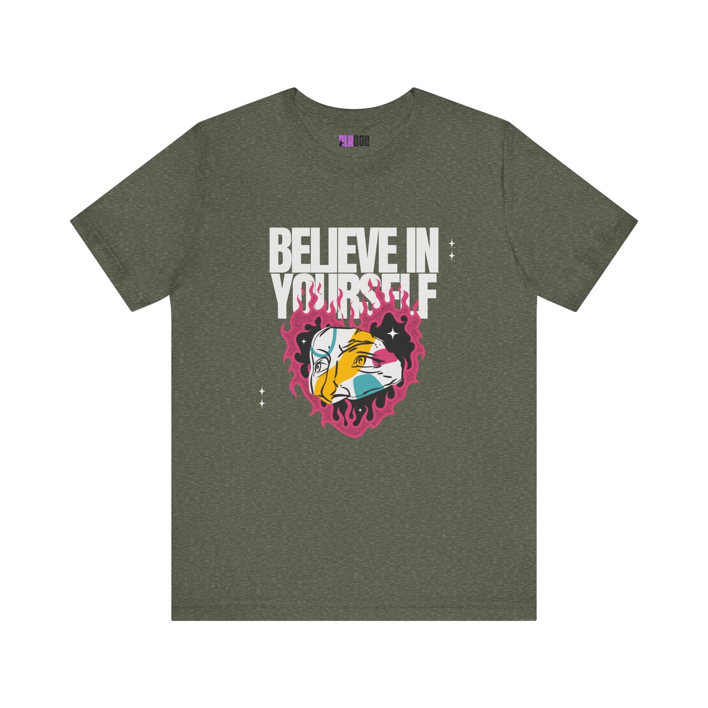 Believe in yourself T-Shirt, Inspirational tee, Motivational shirt, Empowering top, Positive vibes apparel, Self-confidence clothing