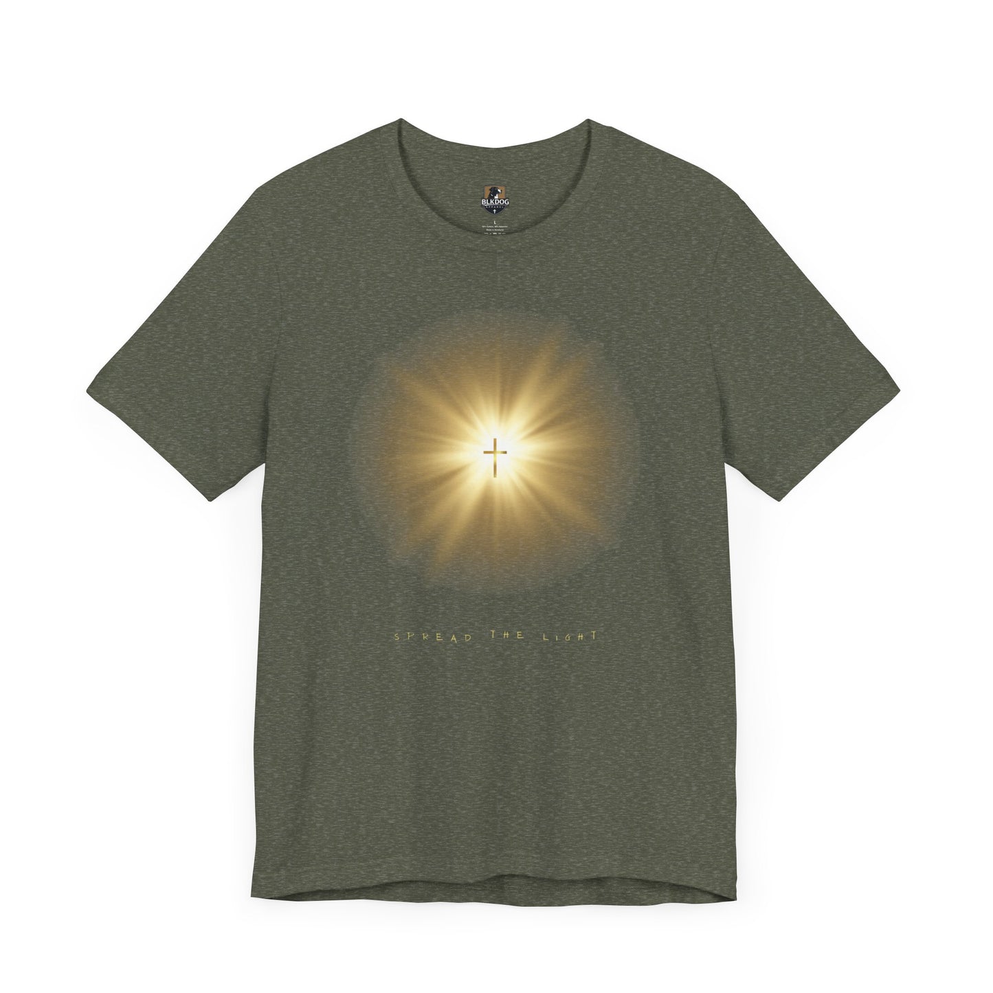 Faith Tee, Christian T-Shirt, Spread the Light Shirt, Religious Top, Unisex Jersey Tee