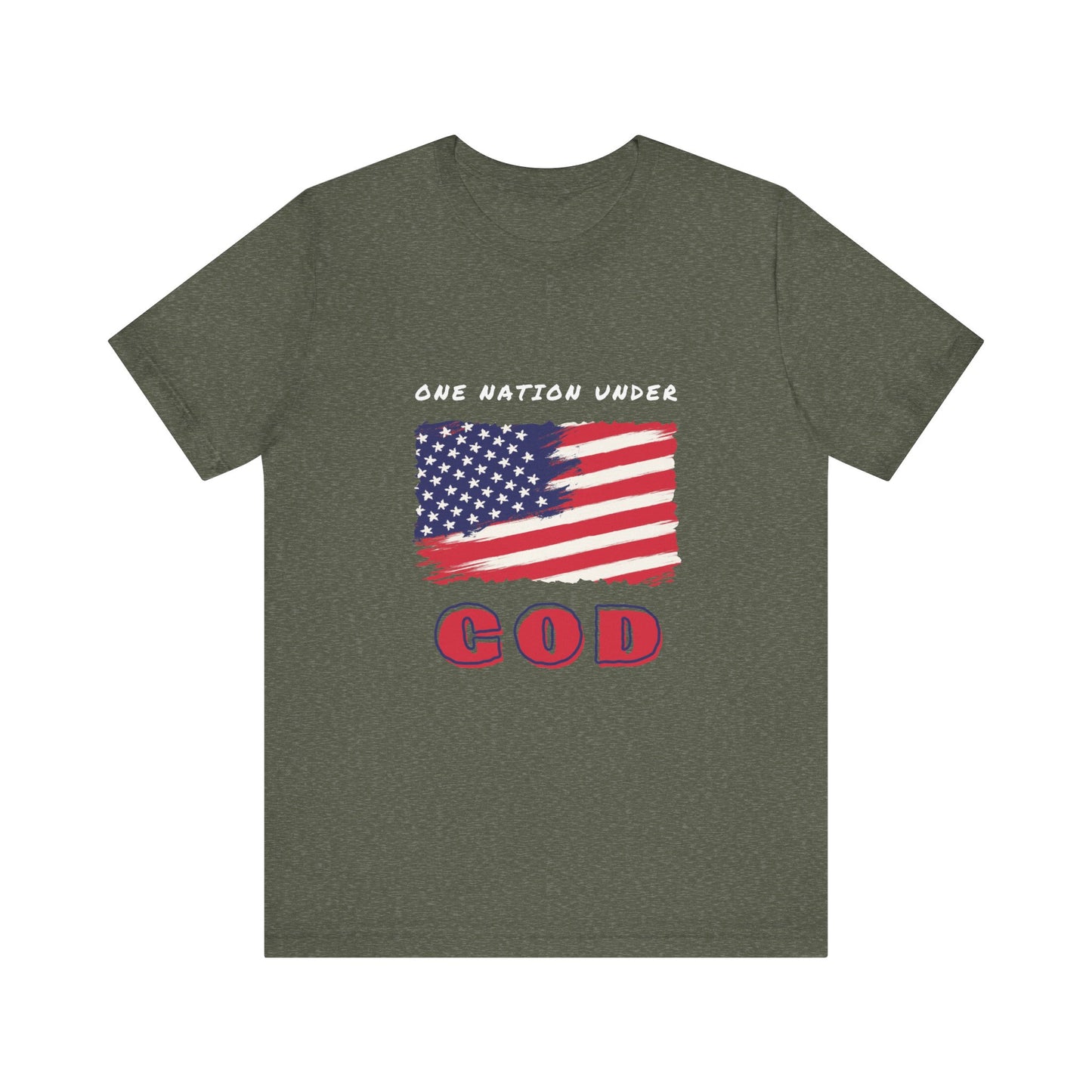 One Nation Under God - Unisex Jersey Short Sleeve Tee