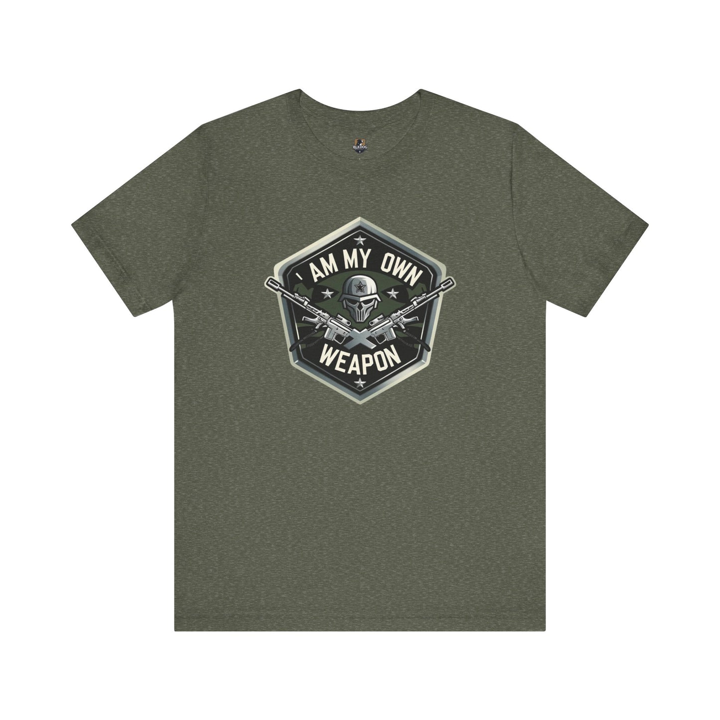 I am my Own Weapon, Unisex Jersey Short Sleeve Tee, Graphic Tee for Confidence, Gift for Self-Love, Casual Wear, Motivational Shirt