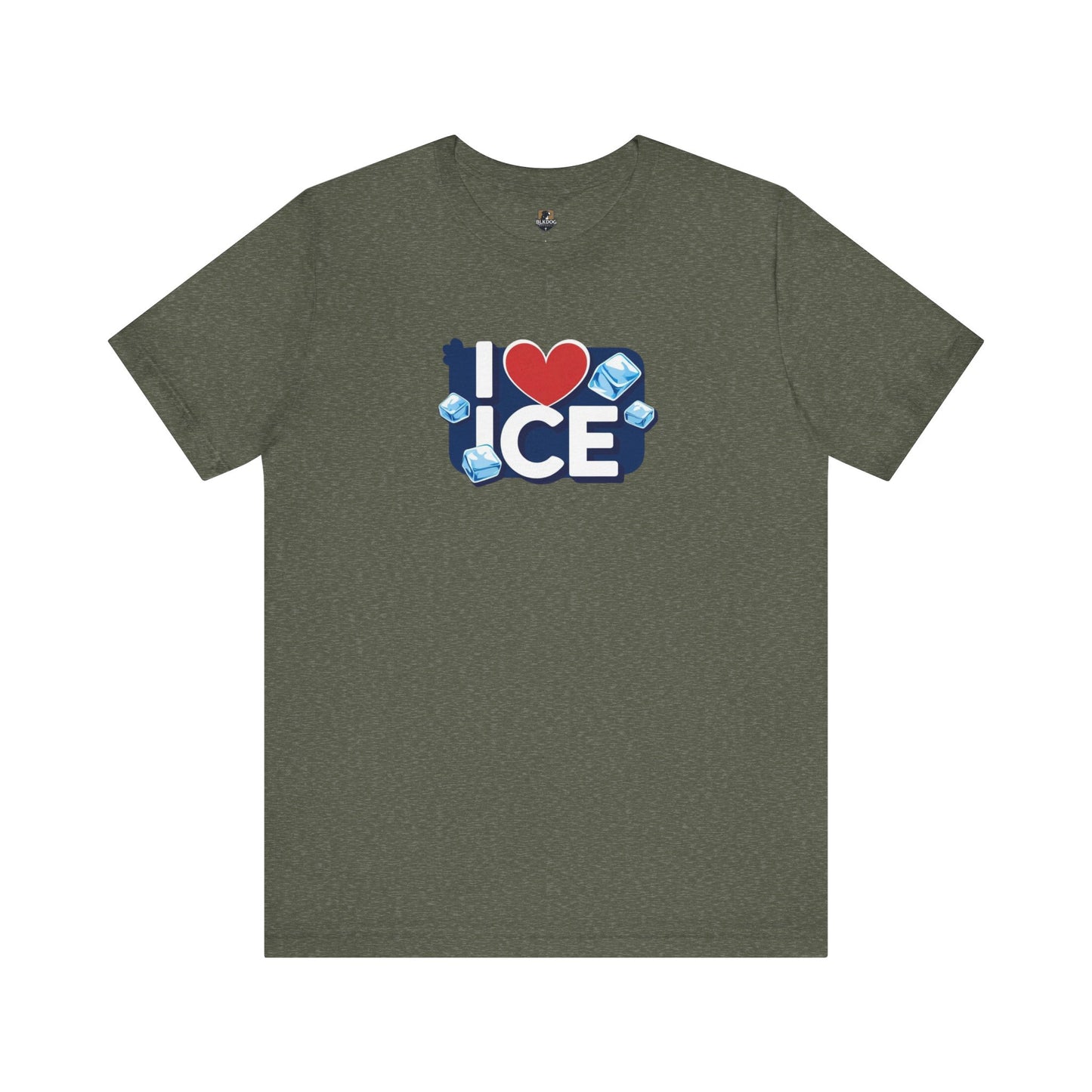 I Love Ice - Cool Unisex Jersey Tee, Fun Summer Casual Wear, Unique Gift for Ice Lovers, Cute Graphic T-Shirt, Festival Fashion
