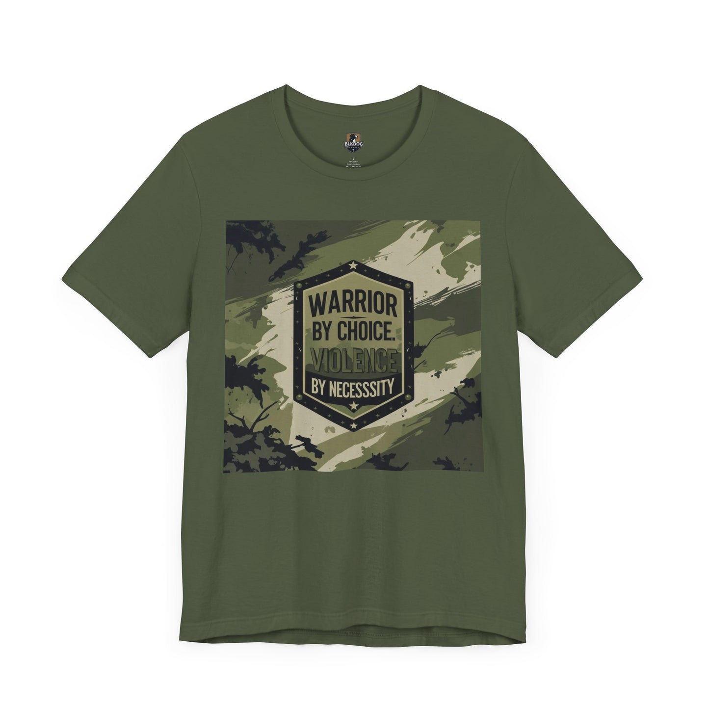 Warrior by Choice Unisex T-Shirt, Motivational Tee, Military-Inspired Apparel, Gift for Veterans, Casual Wear, Inspirational Clothing