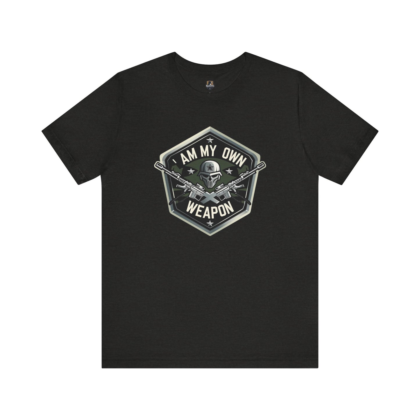 I am my Own Weapon, Unisex Jersey Short Sleeve Tee, Graphic Tee for Confidence, Gift for Self-Love, Casual Wear, Motivational Shirt