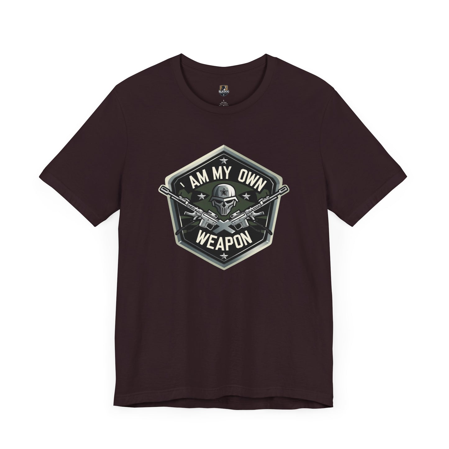 I am my Own Weapon, Unisex Jersey Short Sleeve Tee, Graphic Tee for Confidence, Gift for Self-Love, Casual Wear, Motivational Shirt
