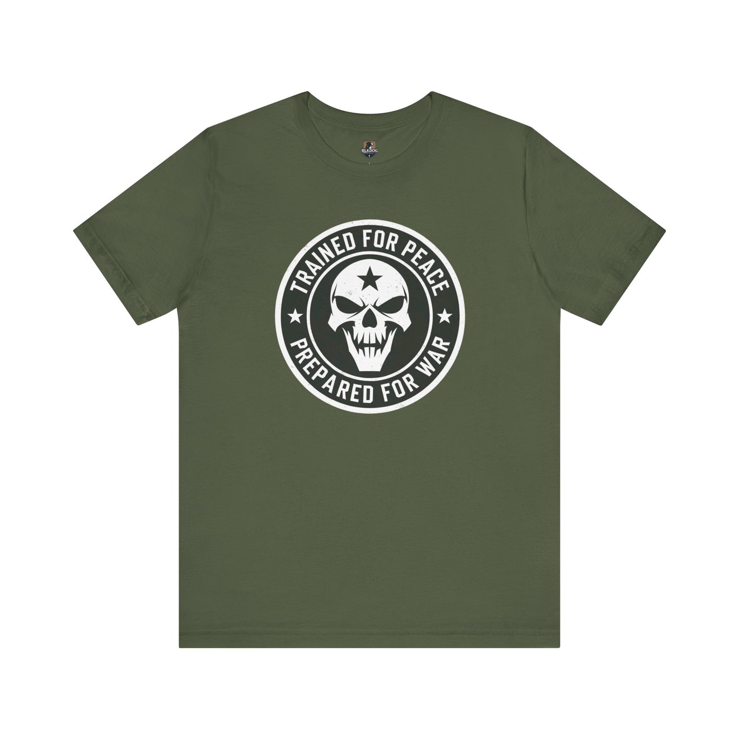 Trained for Peace. Prepared for War Graphic Tee, Unisex Short Sleeve Shirt, Military Tee, Casual Wear, Gift for Veterans