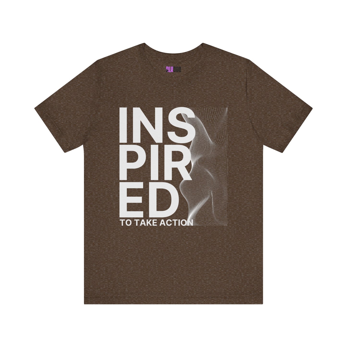 Inspired to Take Action T-Shirt, Motivational Graphic Tee, Unisex Jersey Shirt, Positive Vibes Apparel, Activewear Gift, Empowerment